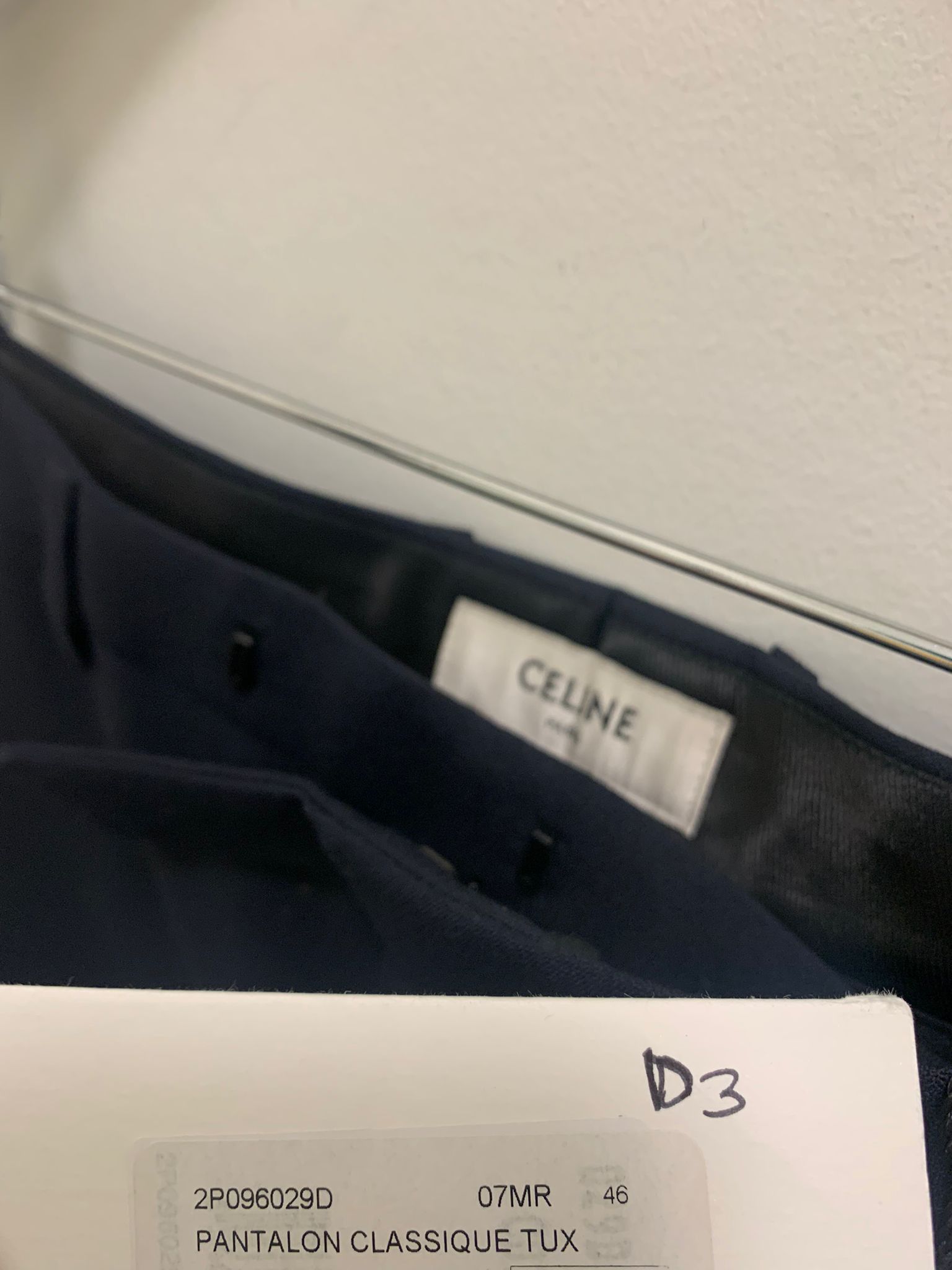 Celine Classic Tux Pants in Dark Blue Size US 30 / EU 46 - 5 Thumbnail