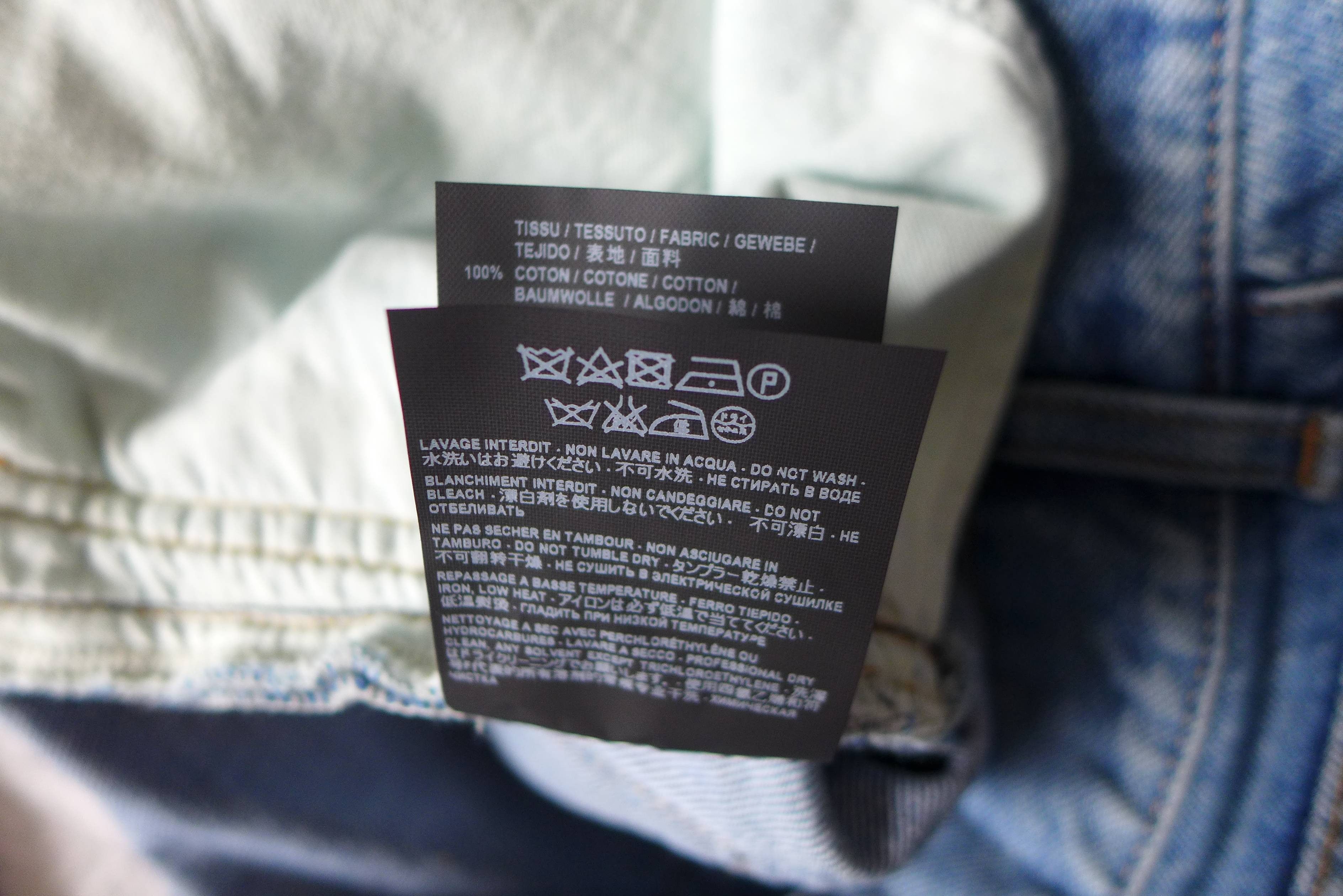 Saint Laurent Paris Saint Laurent D14 Embroidered Vintage Blue Denim Size US 31 - 15 Thumbnail