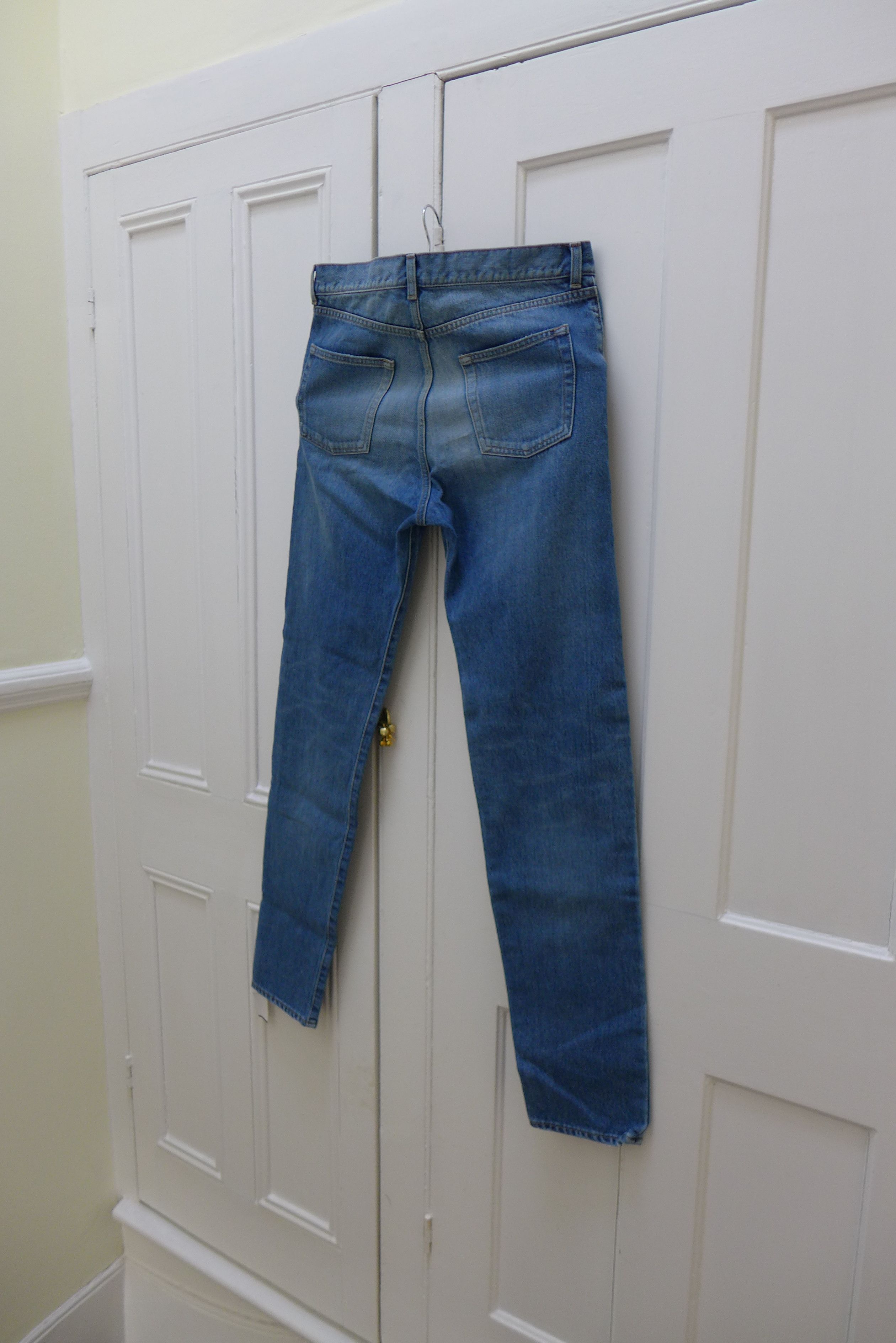 Saint Laurent Paris Saint Laurent D14 Embroidered Vintage Blue Denim Size US 31 - 6 Thumbnail