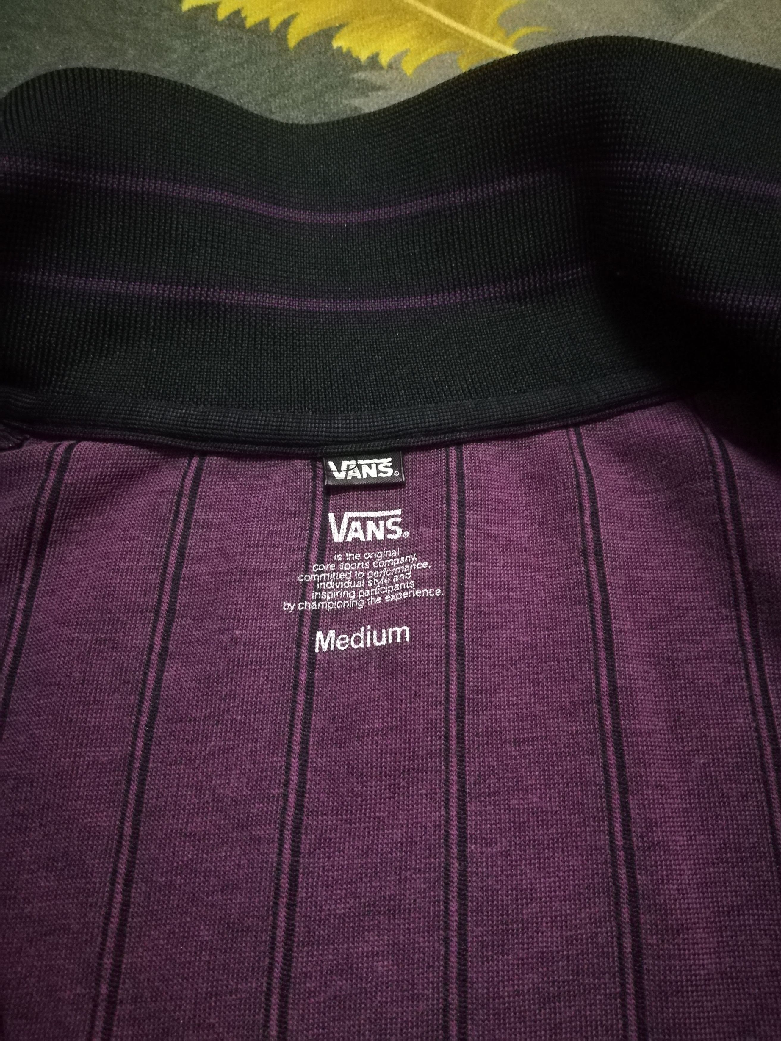 Vans × Vintage Vintage 90s Vans Stripe Zipper Sweater Size US M / EU 48-50 / 2 - 7 Thumbnail