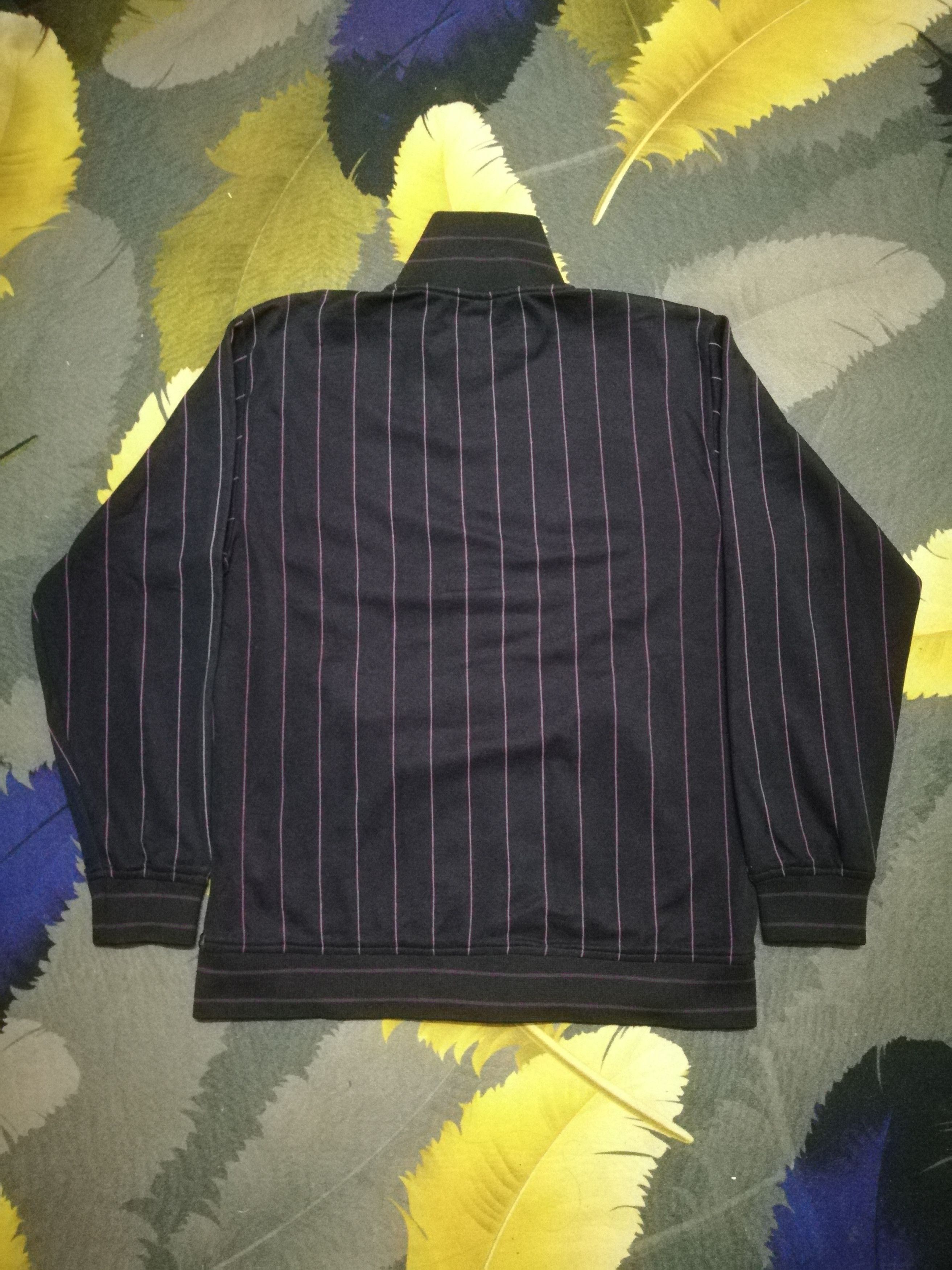Vans × Vintage Vintage 90s Vans Stripe Zipper Sweater Size US M / EU 48-50 / 2 - 2 Thumbnail