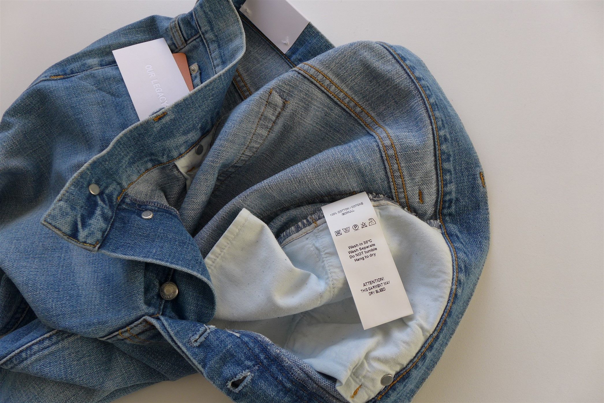 Our Legacy Our Legacy SS14 First Cut Blue Denim Jeans Size US 34 / EU 50 - 14 Thumbnail