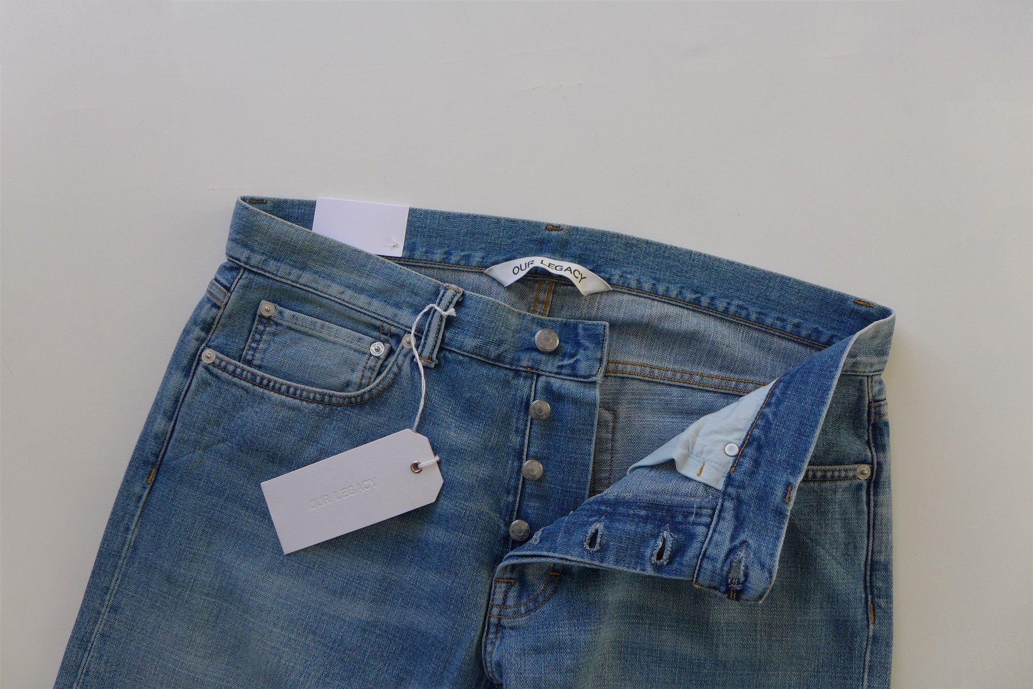 Our Legacy Our Legacy SS14 First Cut Blue Denim Jeans Size US 34 / EU 50 - 7 Thumbnail