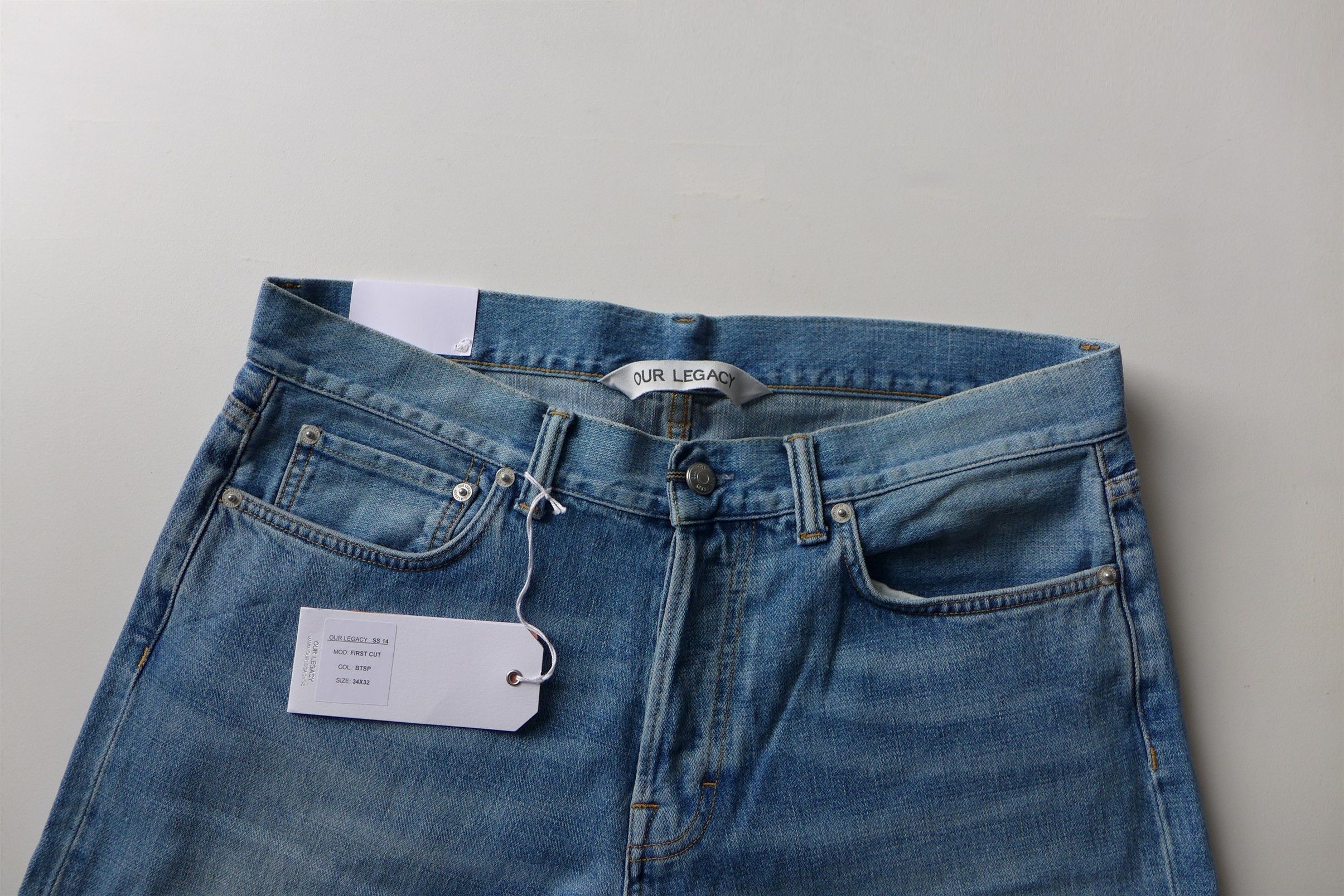 Our Legacy Our Legacy SS14 First Cut Blue Denim Jeans Size US 34 / EU 50 - 6 Thumbnail