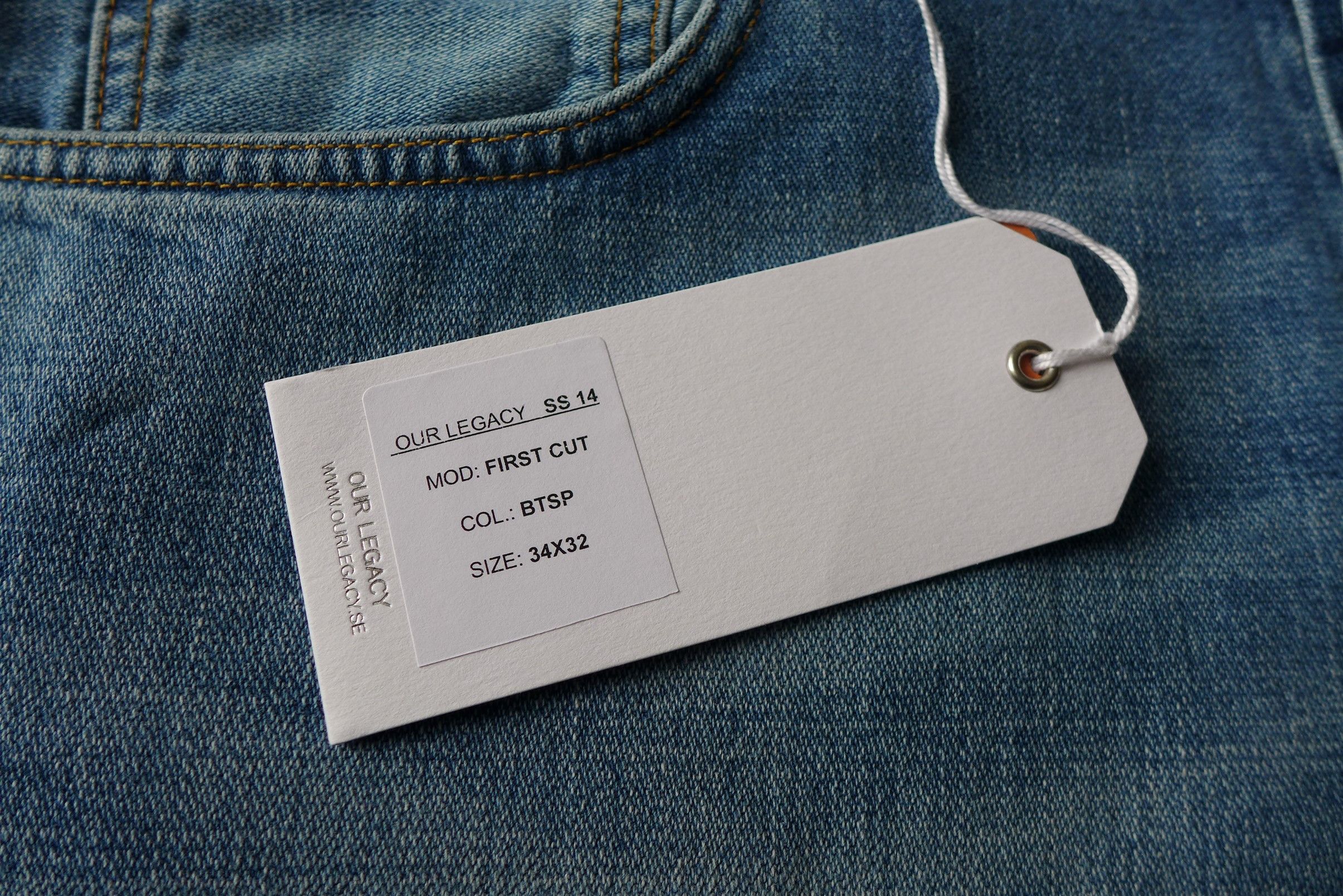 Our Legacy Our Legacy SS14 First Cut Blue Denim Jeans Size US 34 / EU 50 - 13 Thumbnail