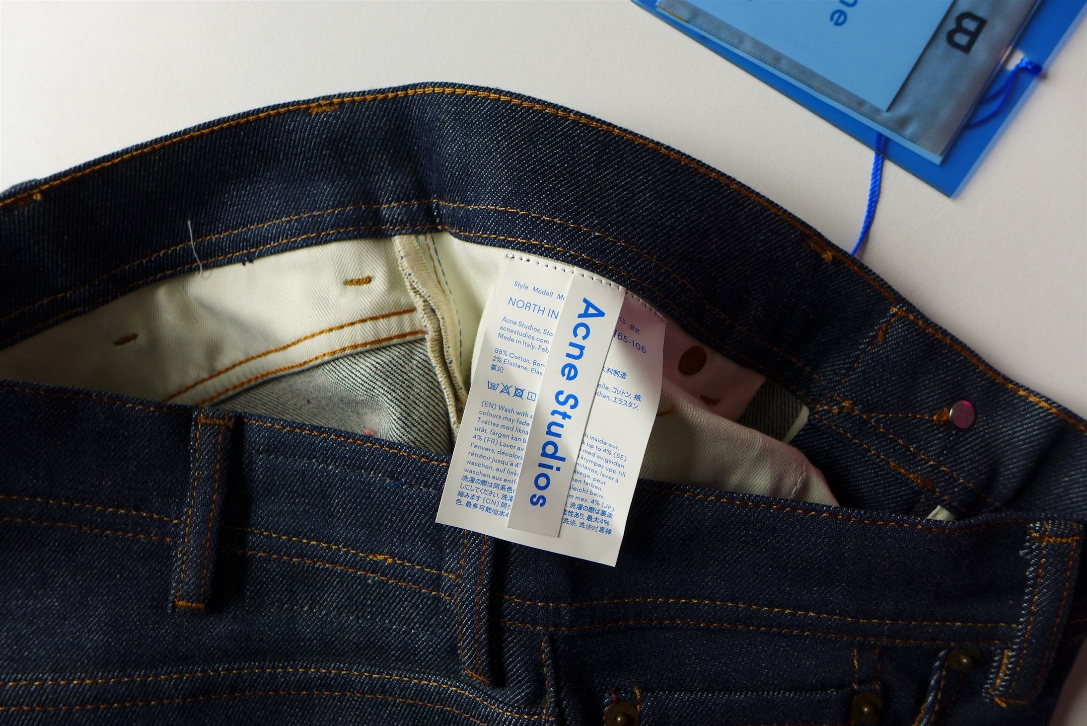Acne Studios Acne Studios Blå Konst North Skinny Jeans - Indigo Denim Size US 30 / EU 46 - 11 Thumbnail