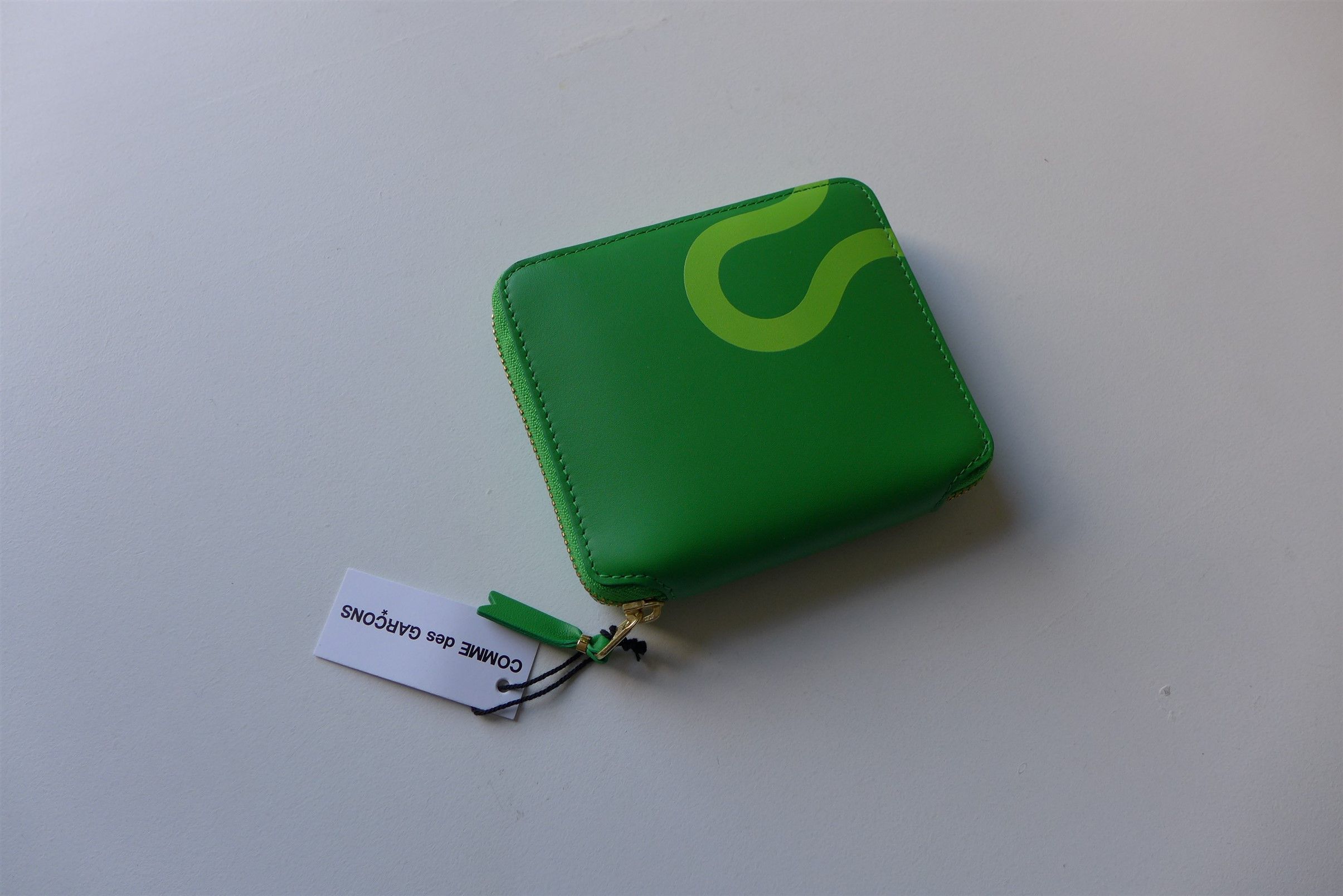 Comme des Garcons Comme des Garcons Ruby Eyes Zip Wallet - Green Leather Size ONE SIZE - 6 Thumbnail