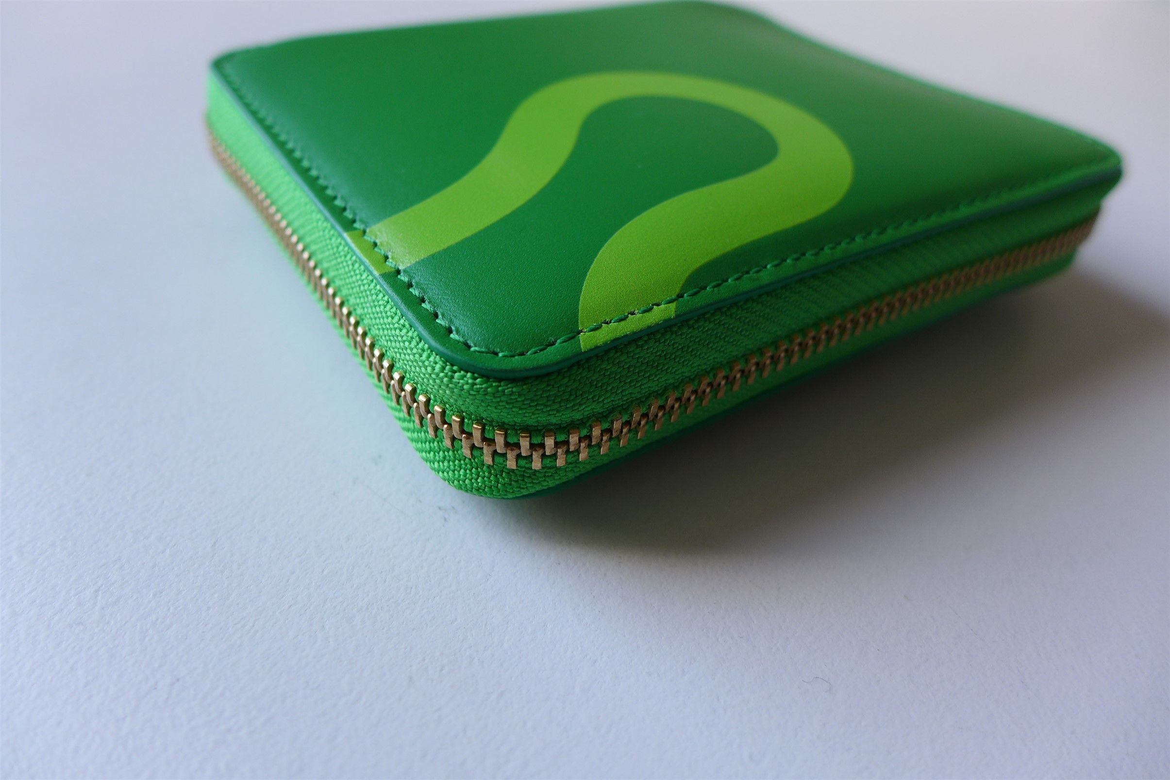 Comme des Garcons Comme des Garcons Ruby Eyes Zip Wallet - Green Leather Size ONE SIZE - 7 Thumbnail