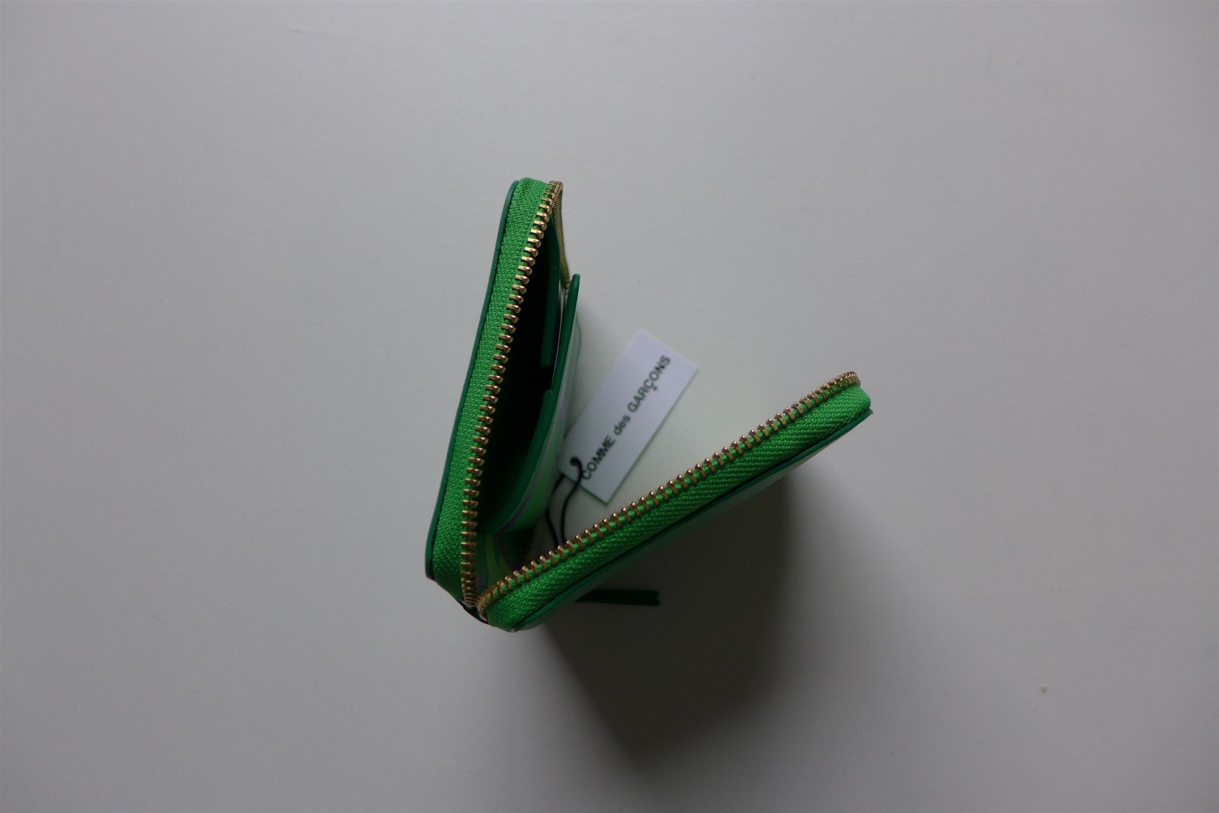Comme des Garcons Comme des Garcons Ruby Eyes Zip Wallet - Green Leather Size ONE SIZE - 10 Thumbnail
