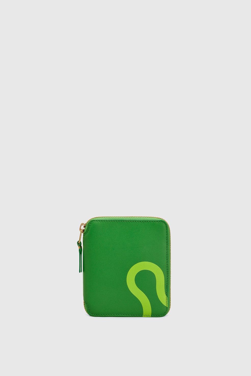 Comme des Garcons Comme des Garcons Ruby Eyes Zip Wallet - Green Leather Size ONE SIZE - 1 Thumbnail