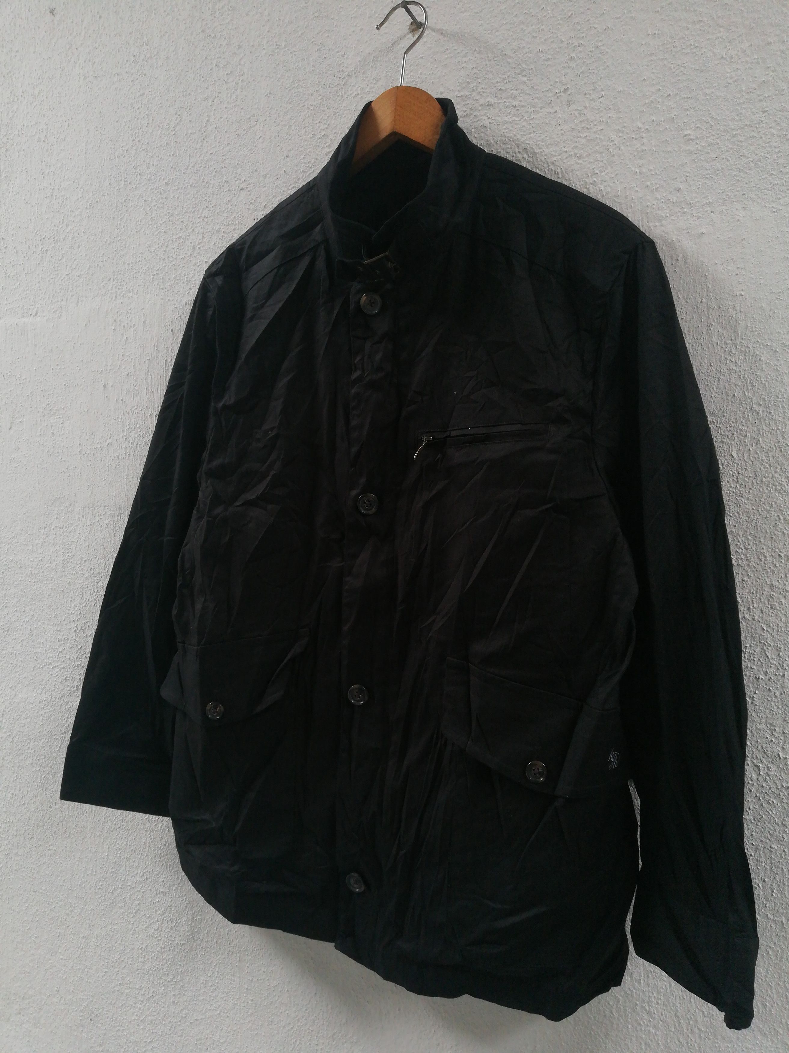 Japanese Brand Kansai Yamamoto Archive Black Utility Field Biker Jacket Size US M / EU 48-50 / 2 - 3 Thumbnail