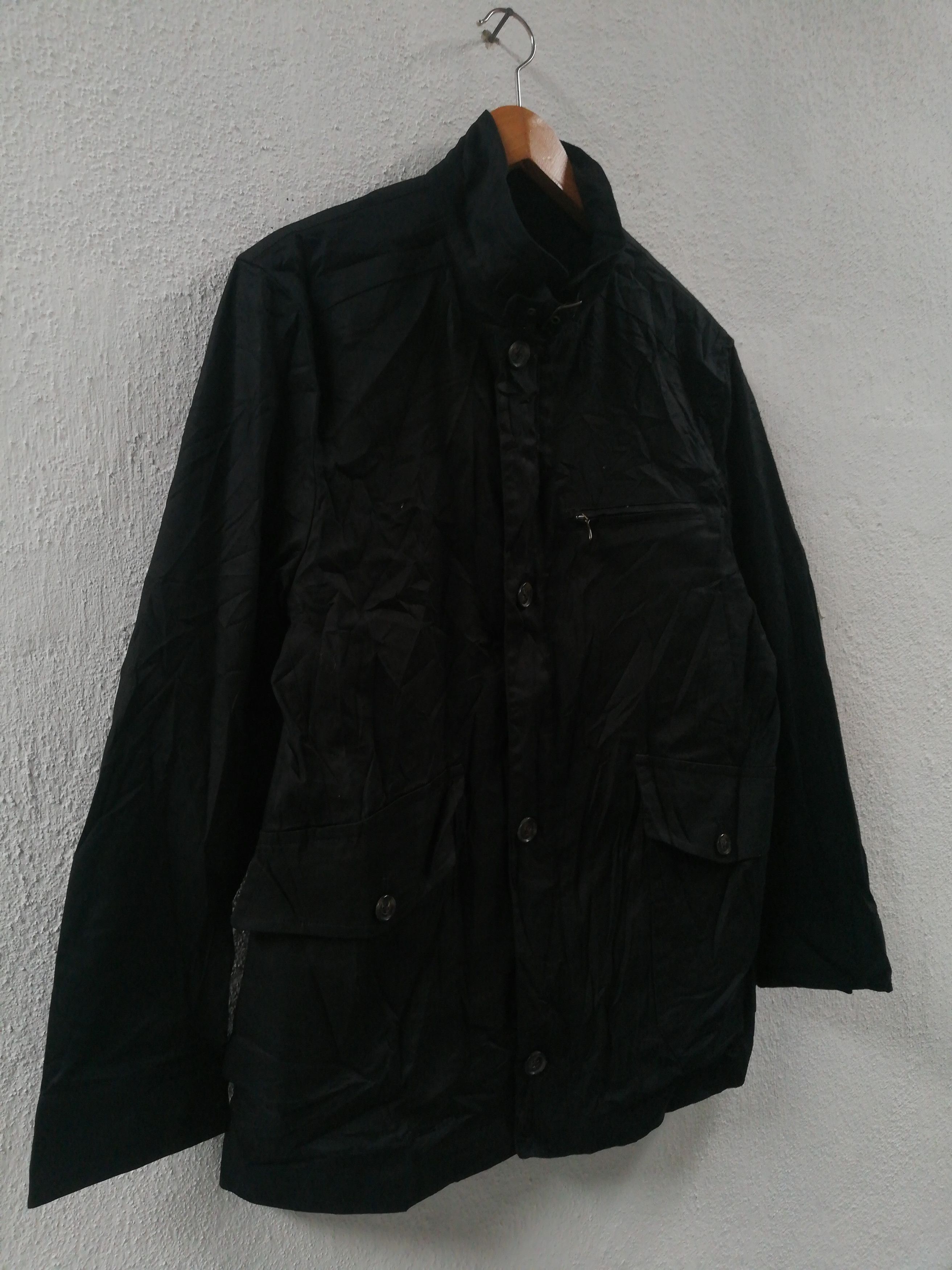 Japanese Brand Kansai Yamamoto Archive Black Utility Field Biker Jacket Size US M / EU 48-50 / 2 - 4 Thumbnail