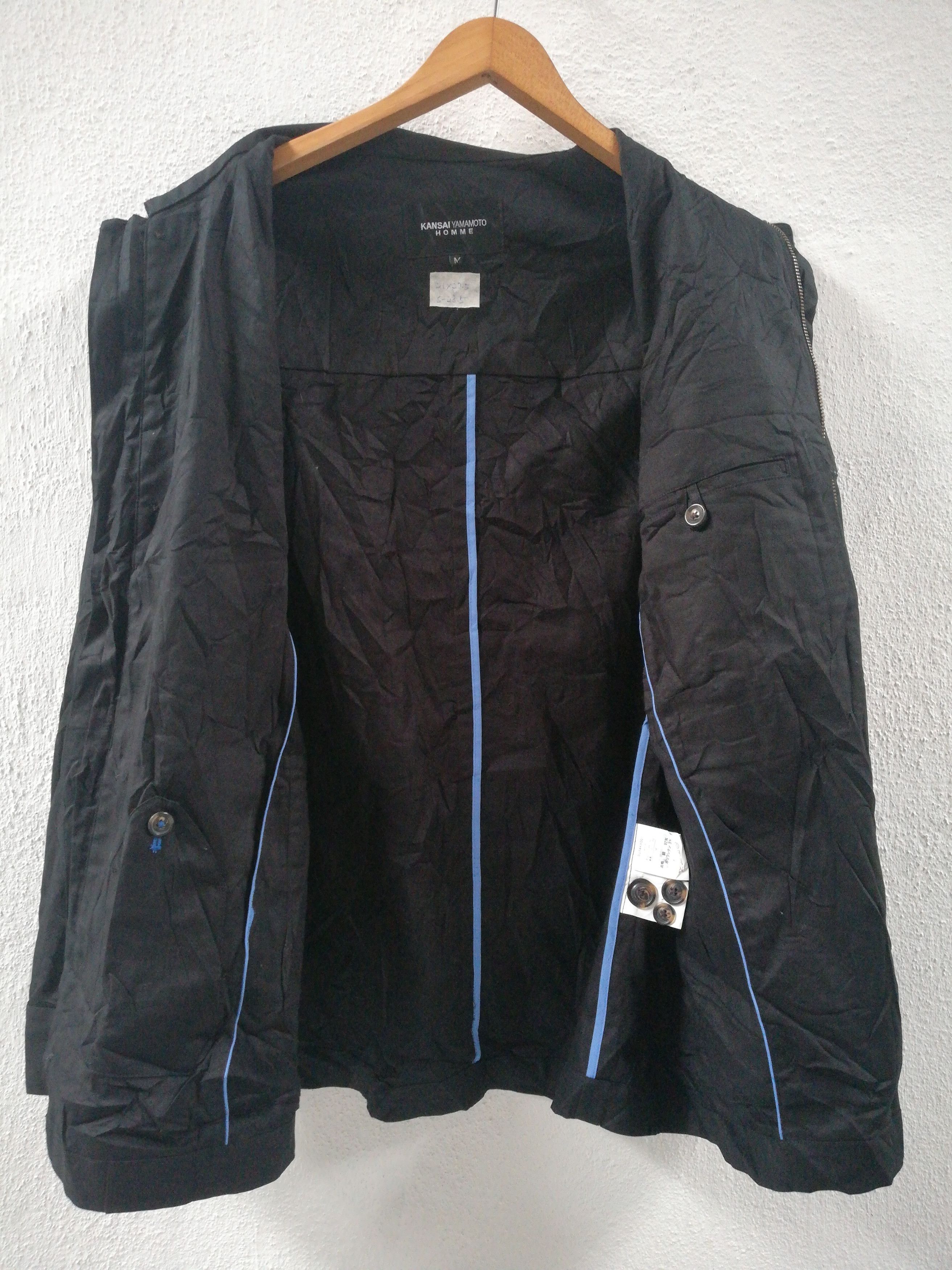 Japanese Brand Kansai Yamamoto Archive Black Utility Field Biker Jacket Size US M / EU 48-50 / 2 - 5 Thumbnail