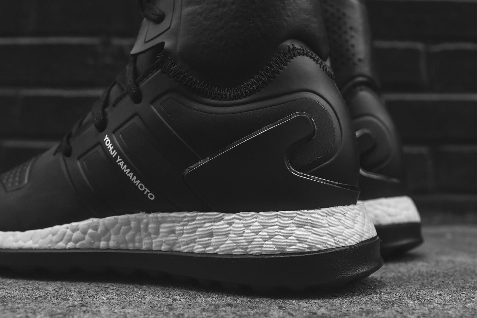Y-3 Y-3 Yohji Pure Boost ZG High Sneakers - Black/White Size US 7.5 / EU 40-41 - 5 Thumbnail