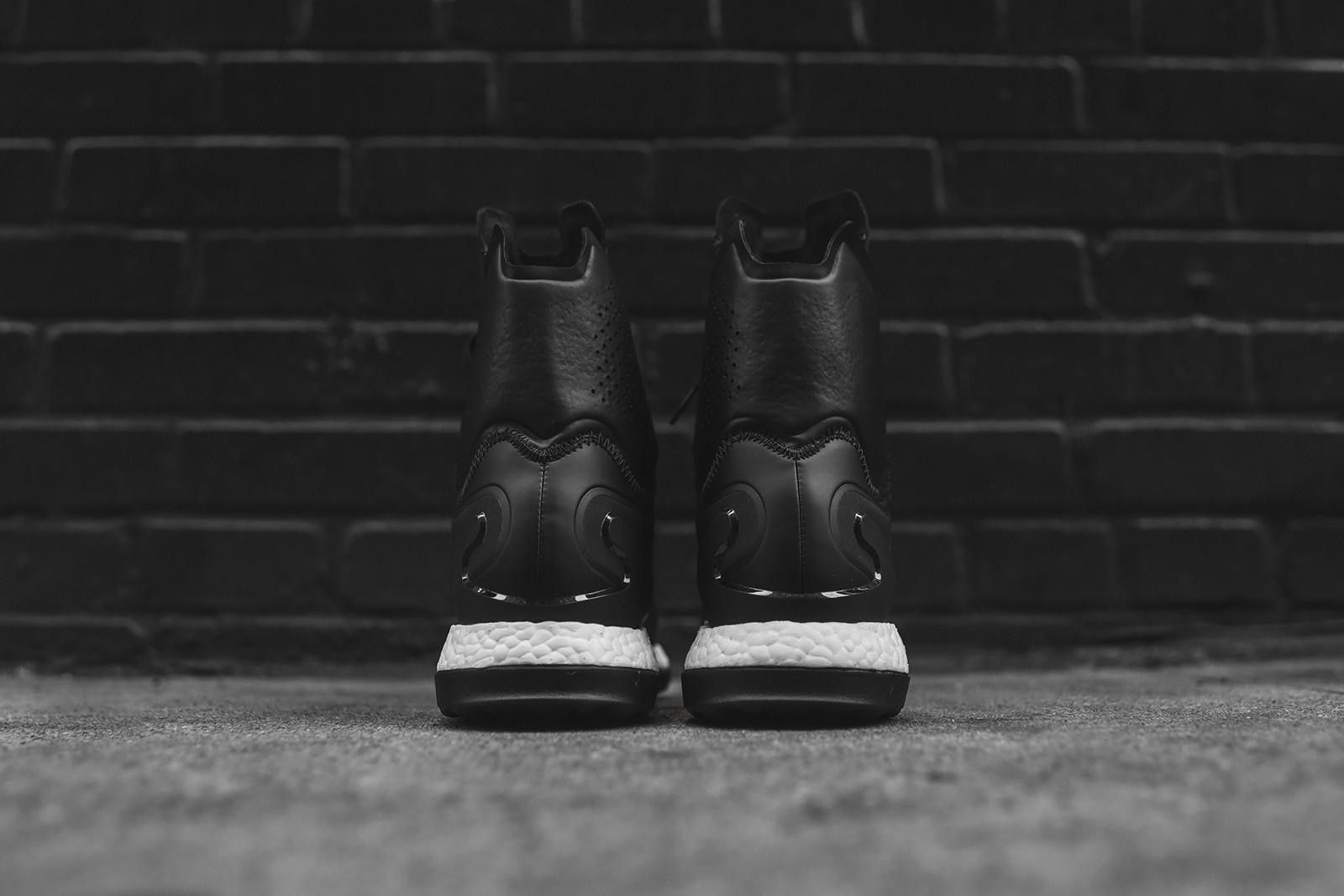 Y-3 Y-3 Yohji Pure Boost ZG High Sneakers - Black/White Size US 7.5 / EU 40-41 - 3 Thumbnail