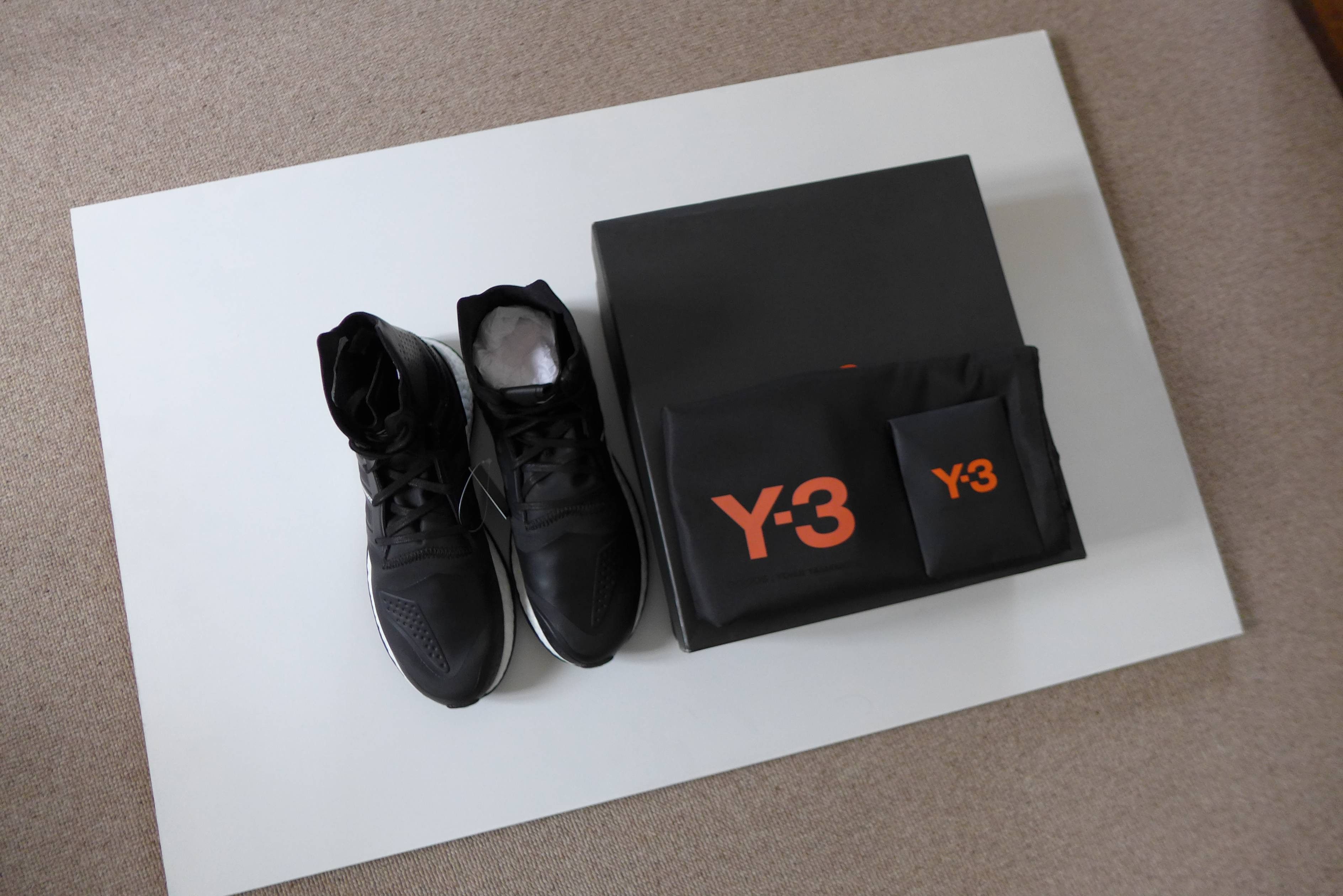 Y-3 Y-3 Yohji Pure Boost ZG High Sneakers - Black/White Size US 7.5 / EU 40-41 - 6 Thumbnail