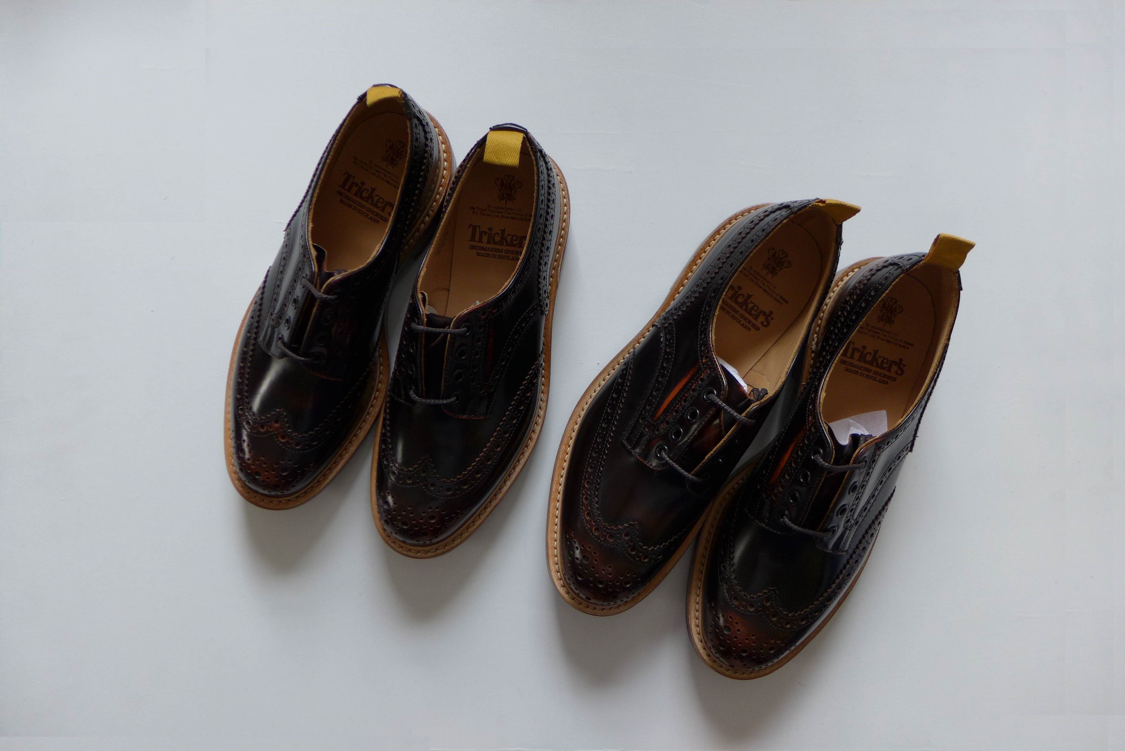 Tricker's Trickers Bourton Revival Brogue Shoes - Brown Leather Size US 11 / EU 44 - 16 Thumbnail