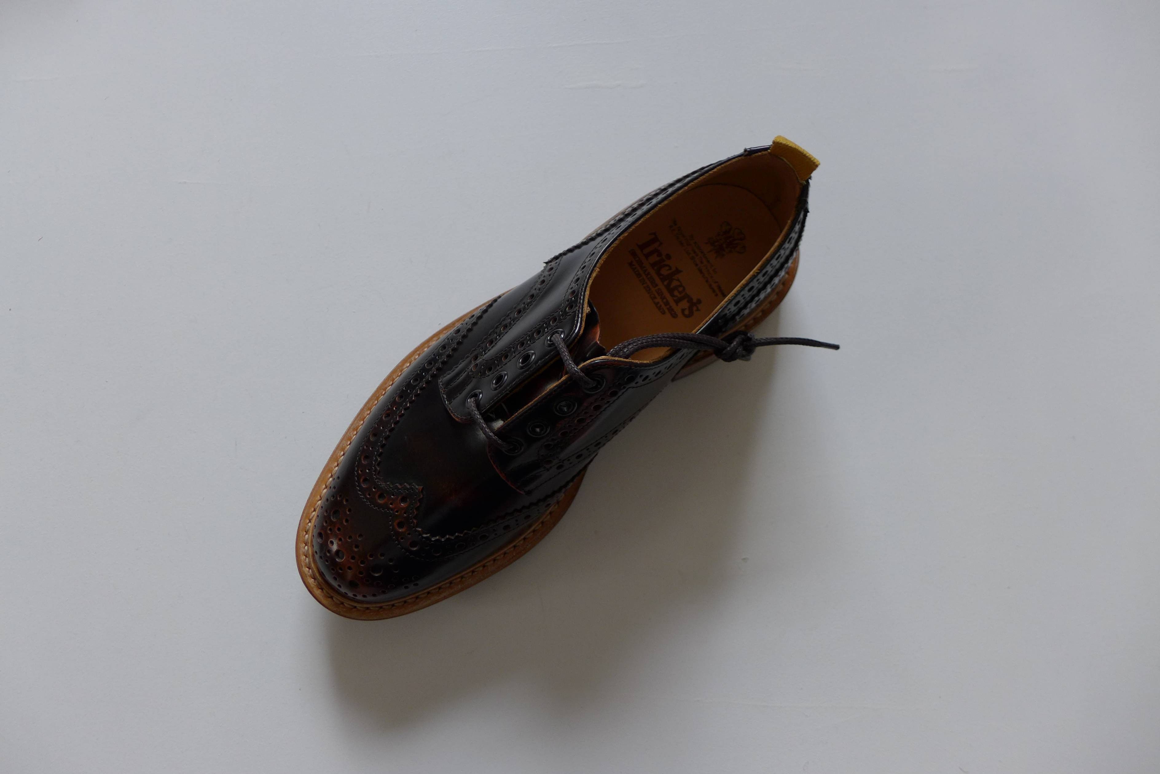 Tricker's Trickers Bourton Revival Brogue Shoes - Brown Leather Size US 11 / EU 44 - 10 Thumbnail