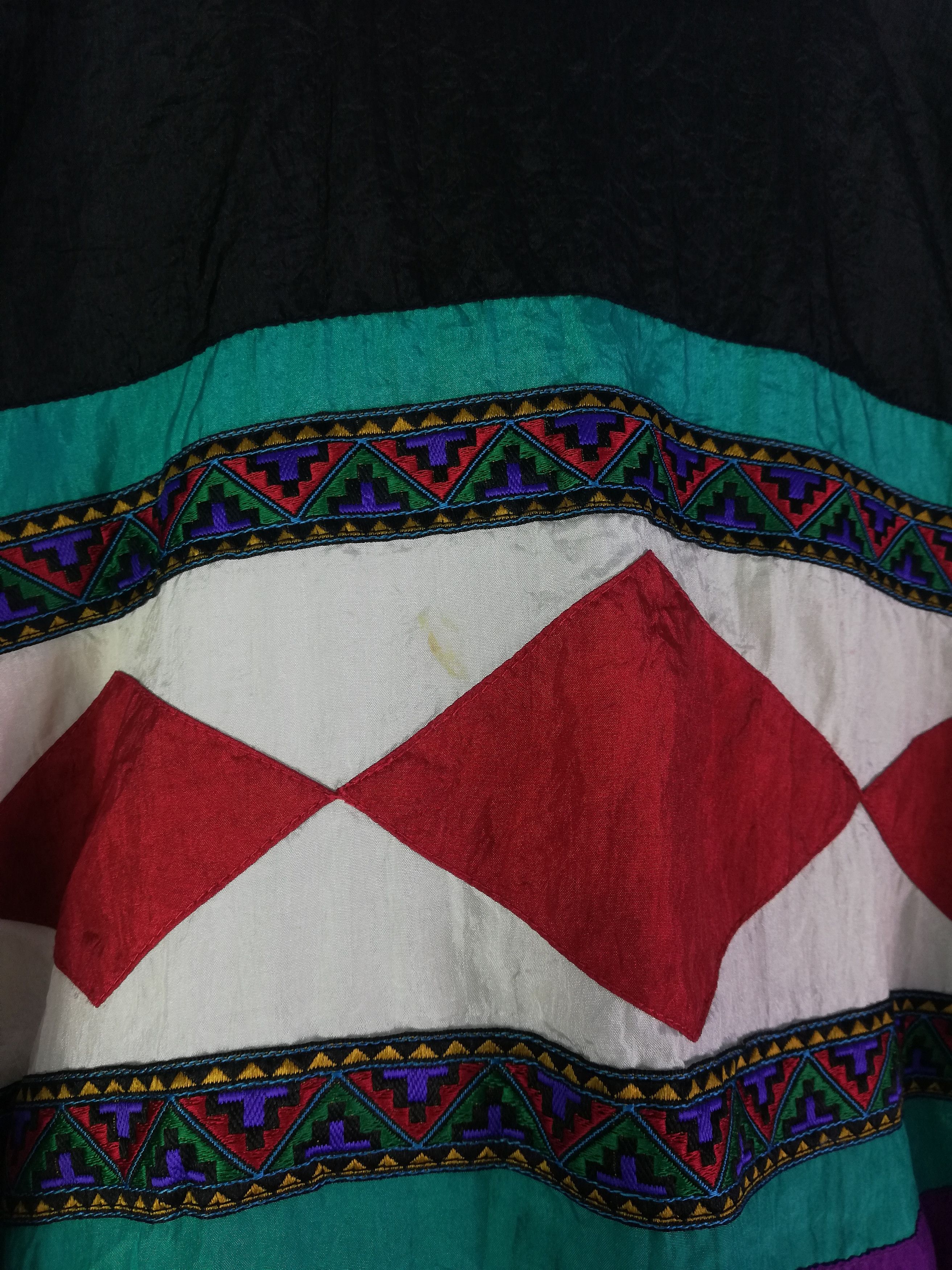 Japanese Brand × Vintage Vintage 90s Fashion Colour Block Outdoor Zipper Jacket Size US M / EU 48-50 / 2 - 8 Thumbnail