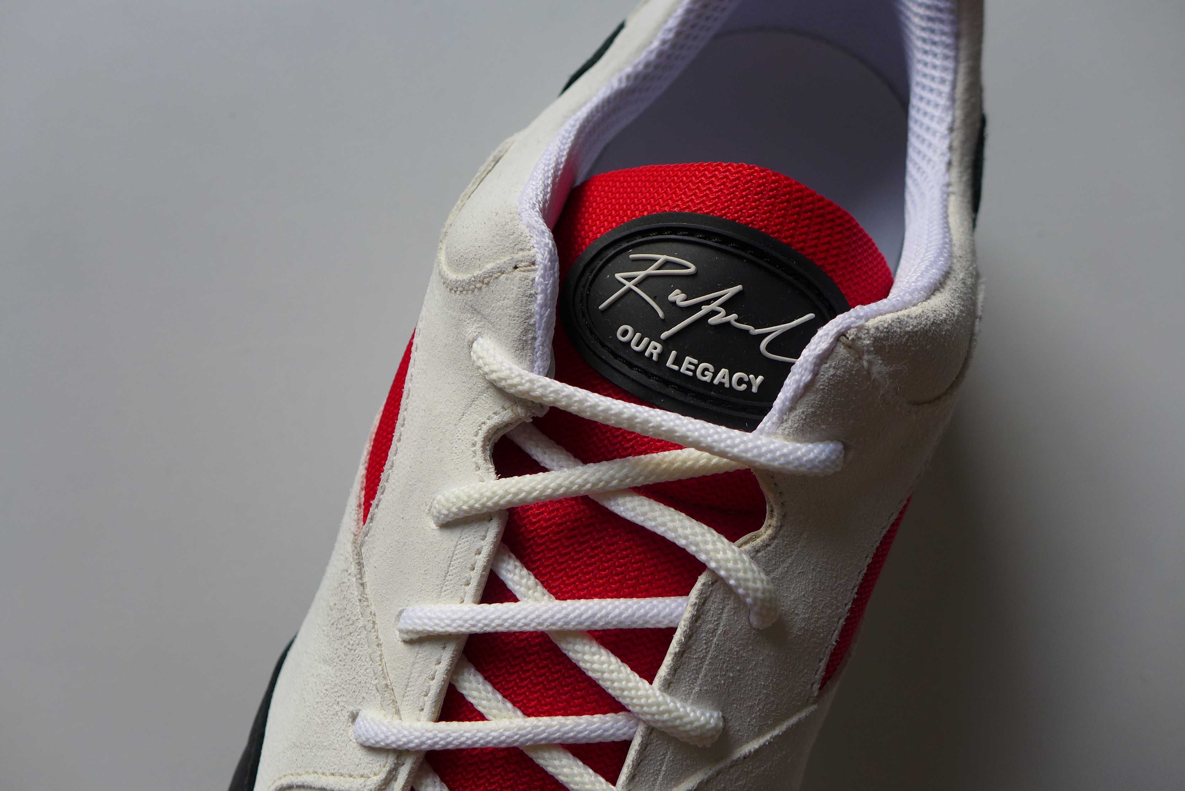 Our Legacy Our Legacy Rafael Sneakers - Red White Black Size US 12 / EU 45 - 8 Thumbnail