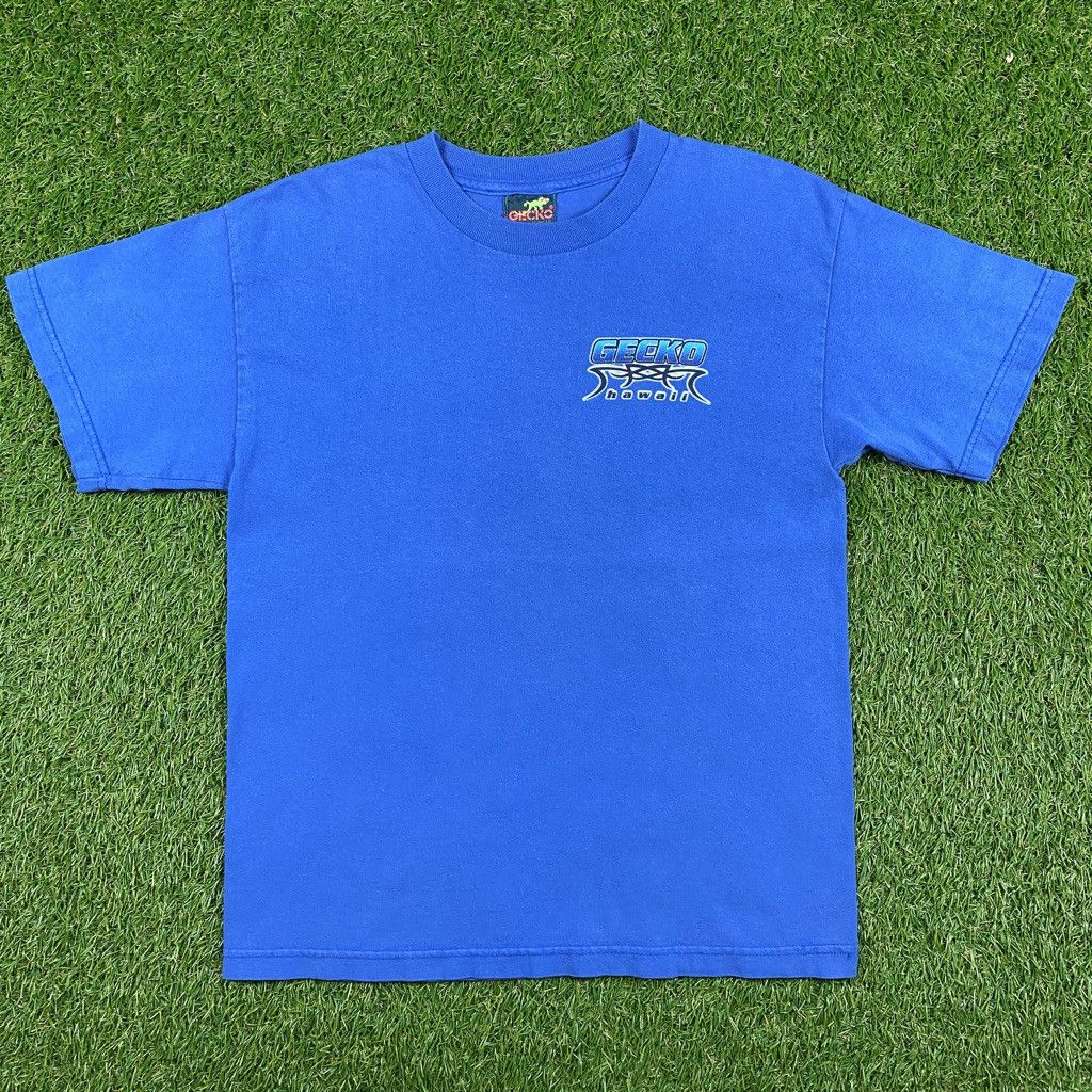 Vintage Vintage 90s Gecko Hawaii Kickflip Skate T-Shirt Size S Size US S / EU 44-46 / 1 - 2 Thumbnail