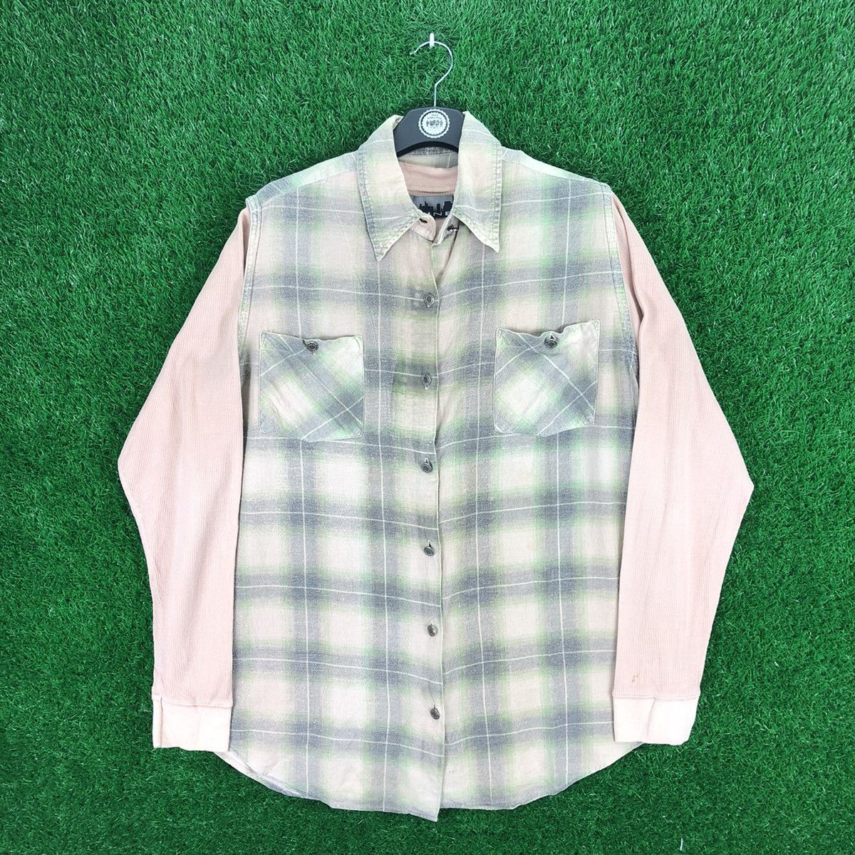 Vintage Flannel Shadow Plaid Nice Design by Nyline