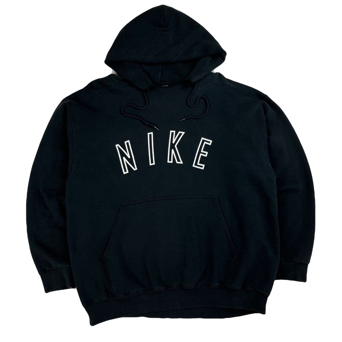 Pre-owned Nike X Nike Acg Vintage Nike Hoodie Sweatshirt Size M/l 90's In Black