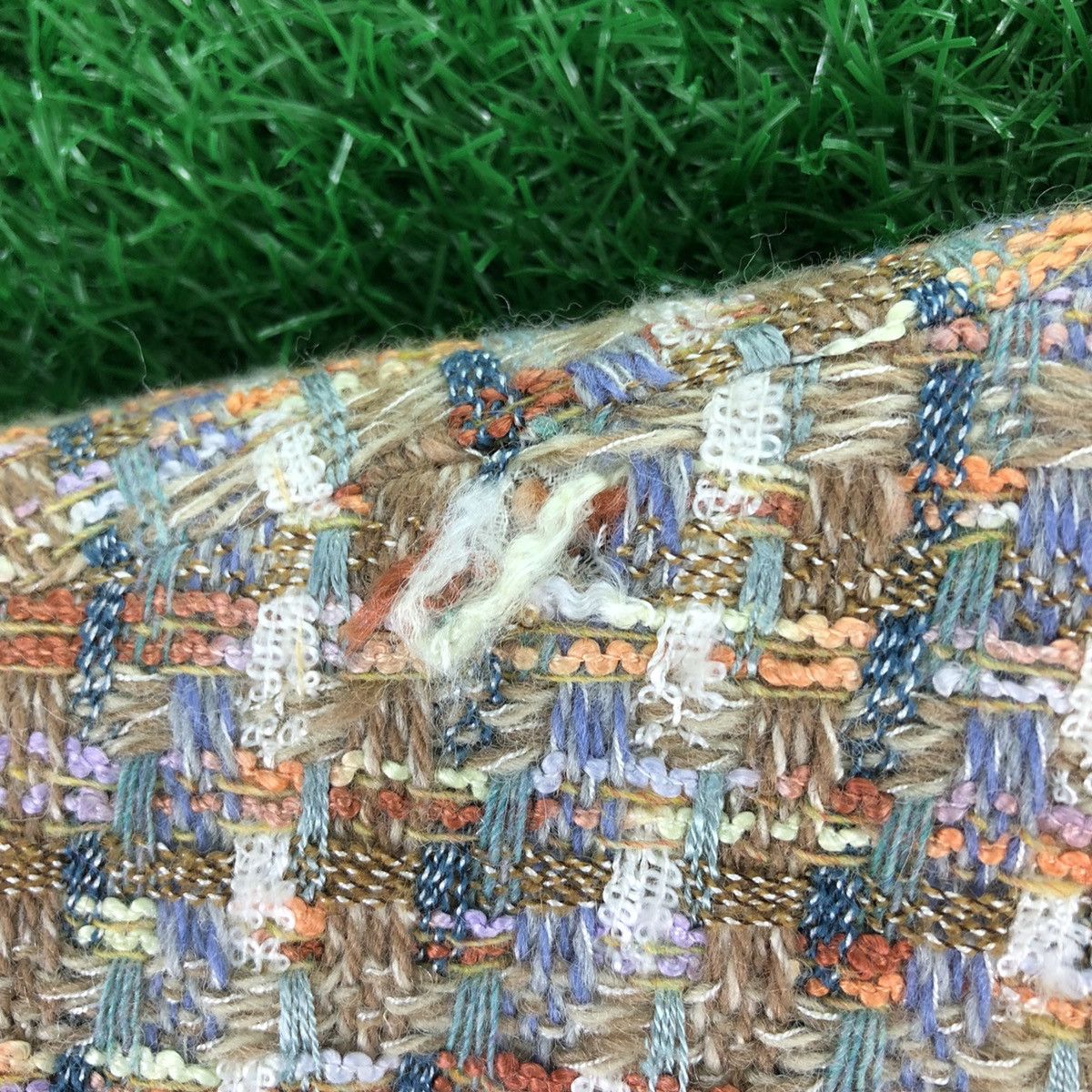 Vintage Vintage Handmade Hybrid Tweed Fabric Women Cardigan Size S / US 4 / IT 40 - 7 Thumbnail
