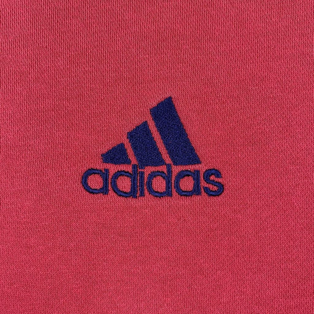 Adidas Vintage 90s Adidas Crewneck Sweatshirt L Pink Center Logo Size US XL / EU 56 / 4 - 4 Thumbnail