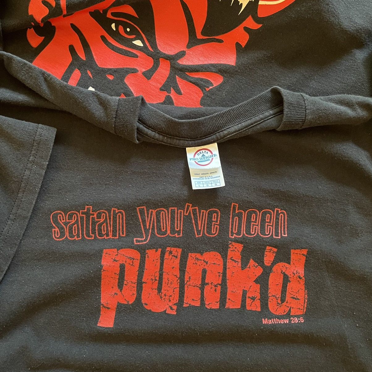 Vintage Vintage Satan You've Been Punk'd T-Shirt Size L Devil Size US L / EU 52-54 / 3 - 1 Thumbnail