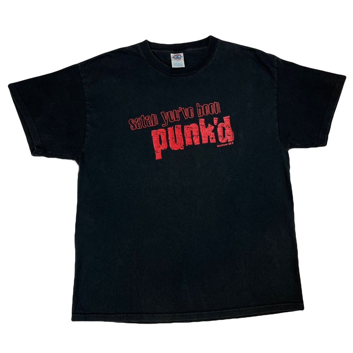 Vintage Vintage Satan You've Been Punk'd T-Shirt Size L Devil Size US L / EU 52-54 / 3 - 2 Thumbnail