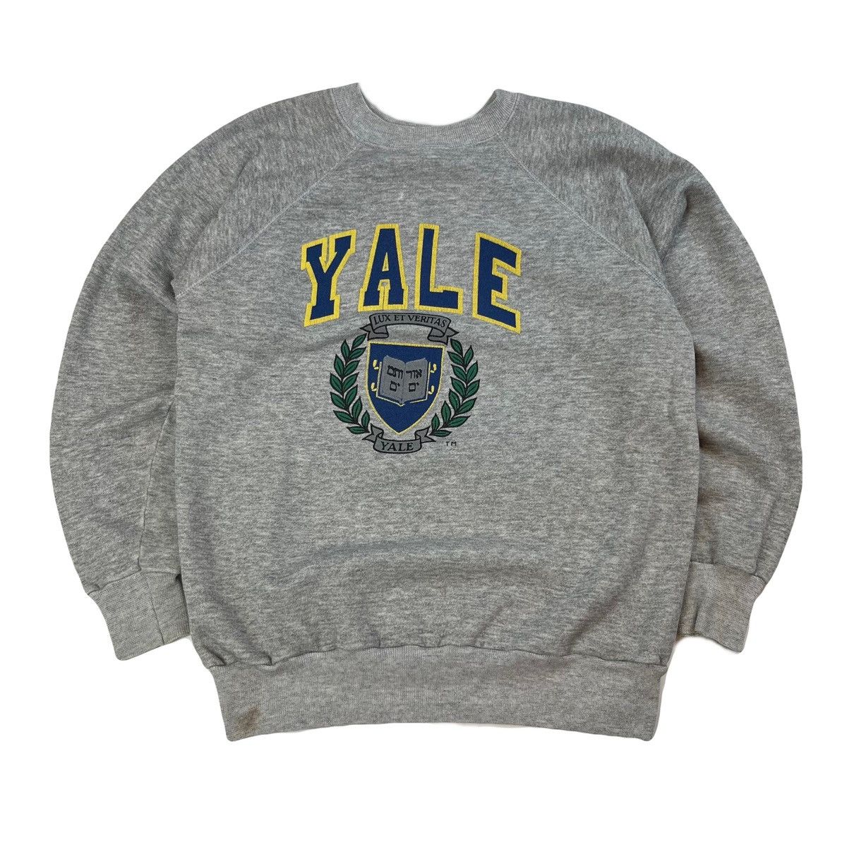 Vintage Vintage Yale Crewneck Sweatshirt Size M 80s Size US M / EU 48-50 / 2 - 1 Thumbnail