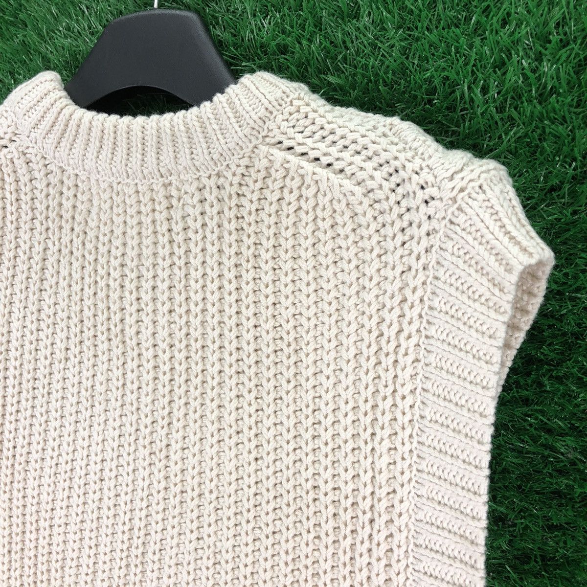 Aran Isles Knitwear Rope Picnic Cable Knit Women Vest Pullover Size S / US 4 / IT 40 - 5 Thumbnail