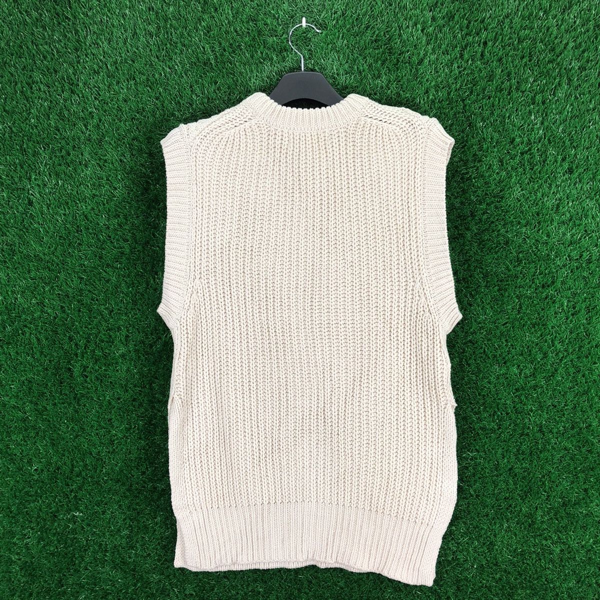Aran Isles Knitwear Rope Picnic Cable Knit Women Vest Pullover Size S / US 4 / IT 40 - 4 Thumbnail