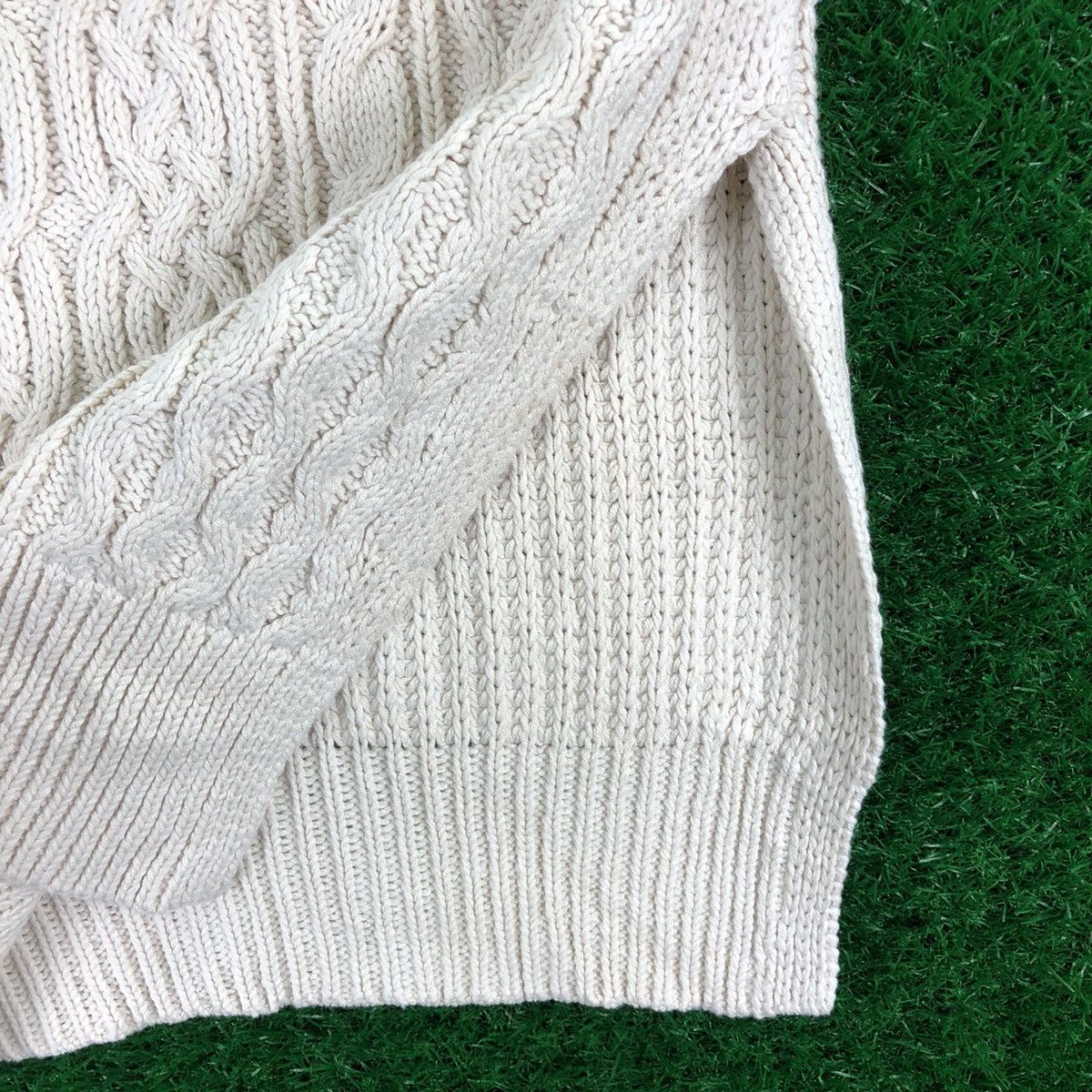 Aran Isles Knitwear Rope Picnic Cable Knit Women Vest Pullover Size S / US 4 / IT 40 - 9 Thumbnail