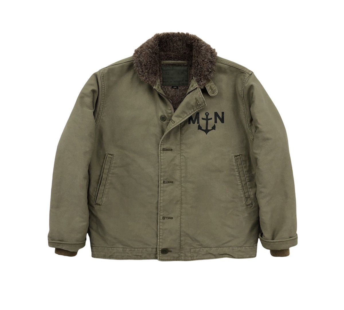 Vintage 🔥Rare VTG 1980s Us Navy Inspired WW2 N1 Jacket Size US M / EU 48-50 / 2 - 8 Thumbnail