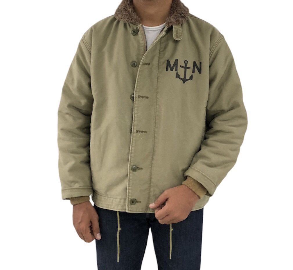 Vintage 🔥Rare VTG 1980s Us Navy Inspired WW2 N1 Jacket Size US M / EU 48-50 / 2 - 5 Thumbnail