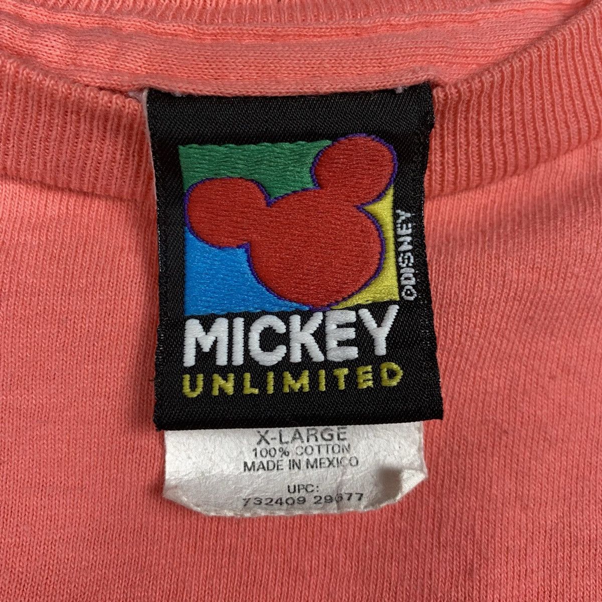 Disney Vintage 90s Disney Mickey T-Shirt Size XL Pocket Tee Size US XL / EU 56 / 4 - 4 Thumbnail