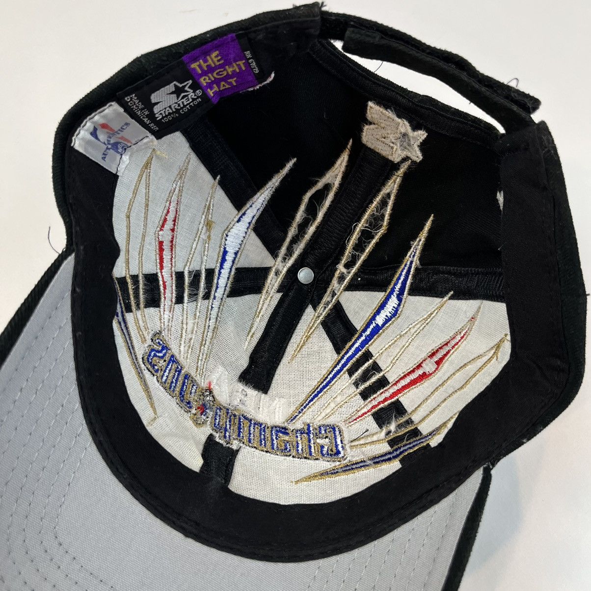 NBA Vintage 90s Chicago Bulls Hat Starter OSFM Size ONE SIZE - 5 Thumbnail