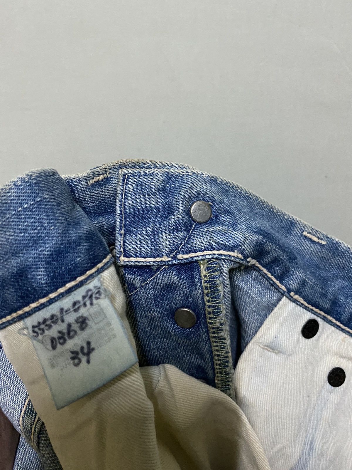 Levi's Vintage Clothing Levis Big E Selvedge Zipper Inseam Rare Size US 32 / EU 48 - 17 Thumbnail