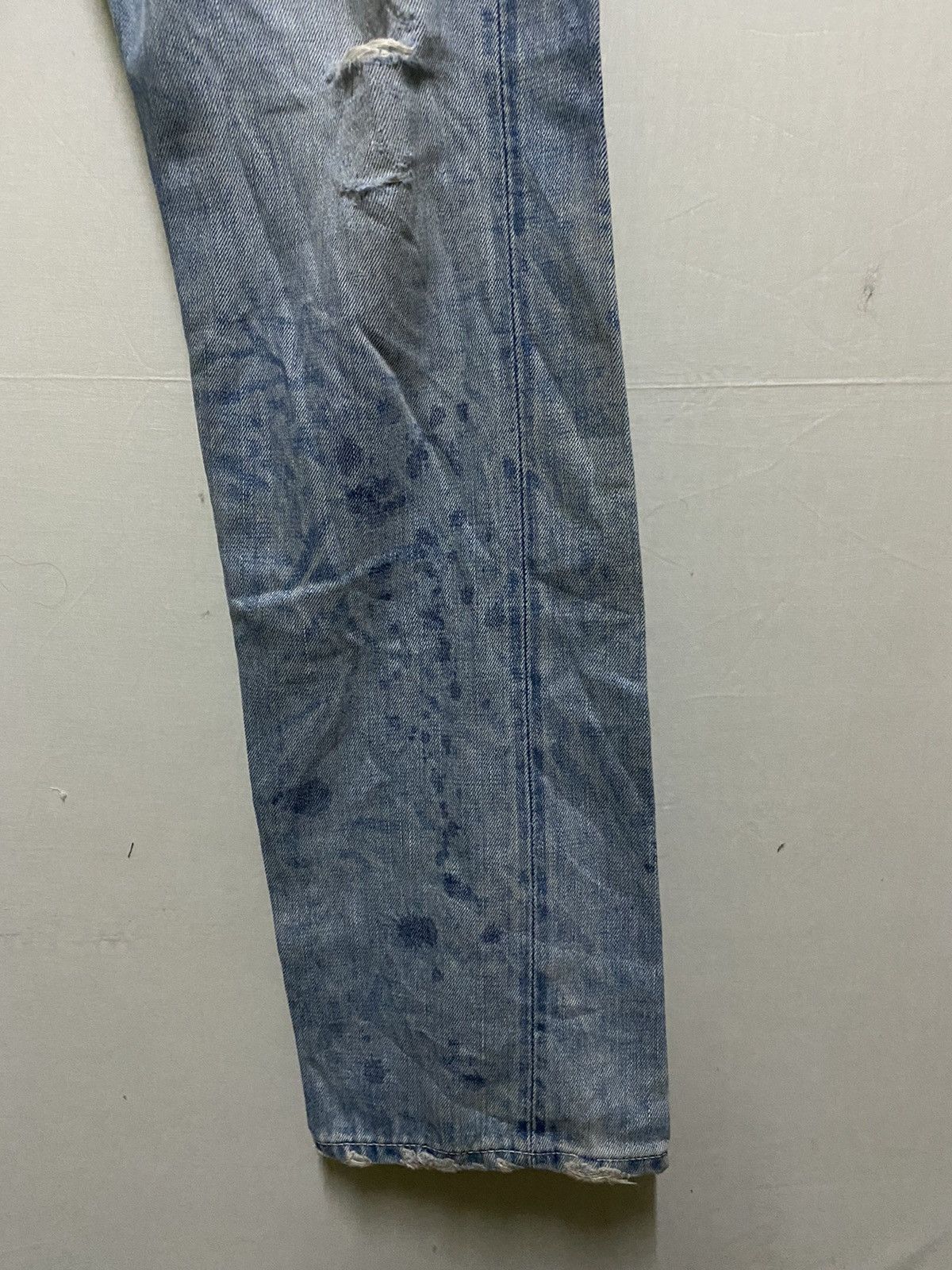 Levi's Vintage Clothing Levis Big E Selvedge Zipper Inseam Rare Size US 32 / EU 48 - 8 Thumbnail
