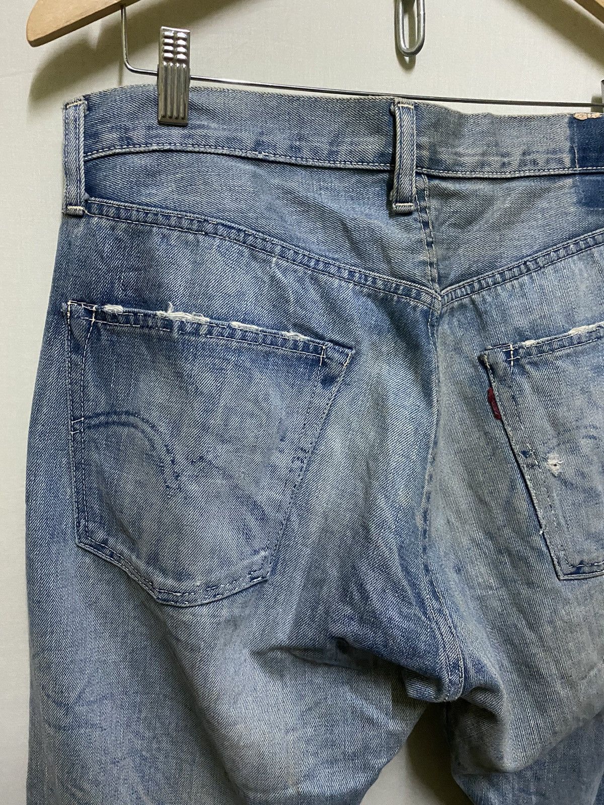 Levi's Vintage Clothing Levis Big E Selvedge Zipper Inseam Rare Size US 32 / EU 48 - 11 Thumbnail