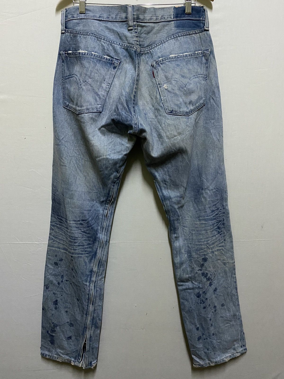 Levi's Vintage Clothing Levis Big E Selvedge Zipper Inseam Rare Size US 32 / EU 48 - 10 Thumbnail