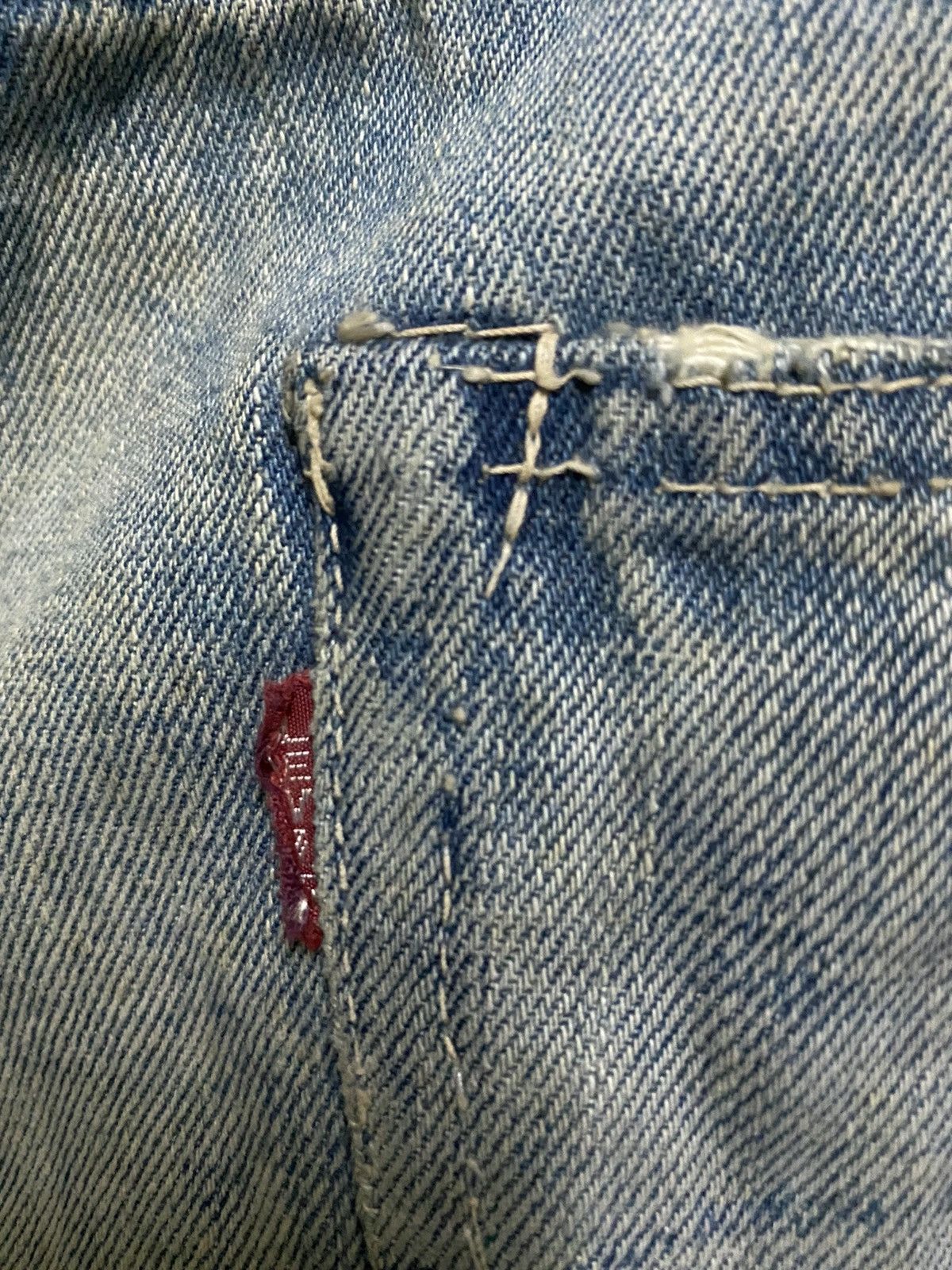Levi's Vintage Clothing Levis Big E Selvedge Zipper Inseam Rare Size US 32 / EU 48 - 15 Thumbnail