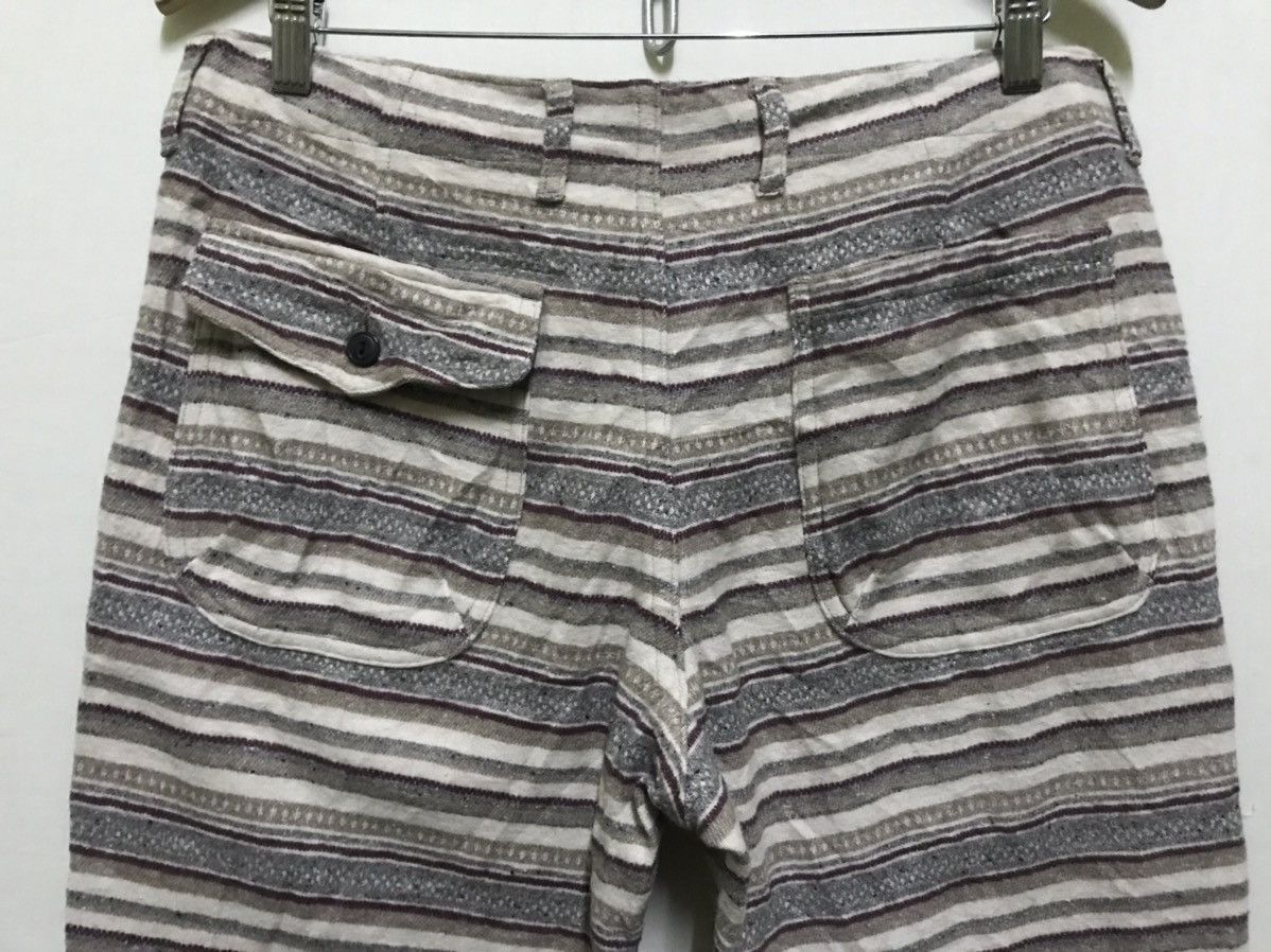 Global Work × Japanese Brand Stripe Pants Pocket Prisoner Size US 32 / EU 48 - 9 Thumbnail