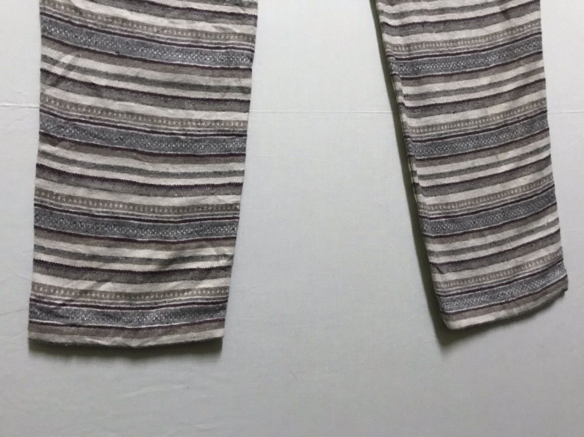 Global Work × Japanese Brand Stripe Pants Pocket Prisoner Size US 32 / EU 48 - 10 Thumbnail