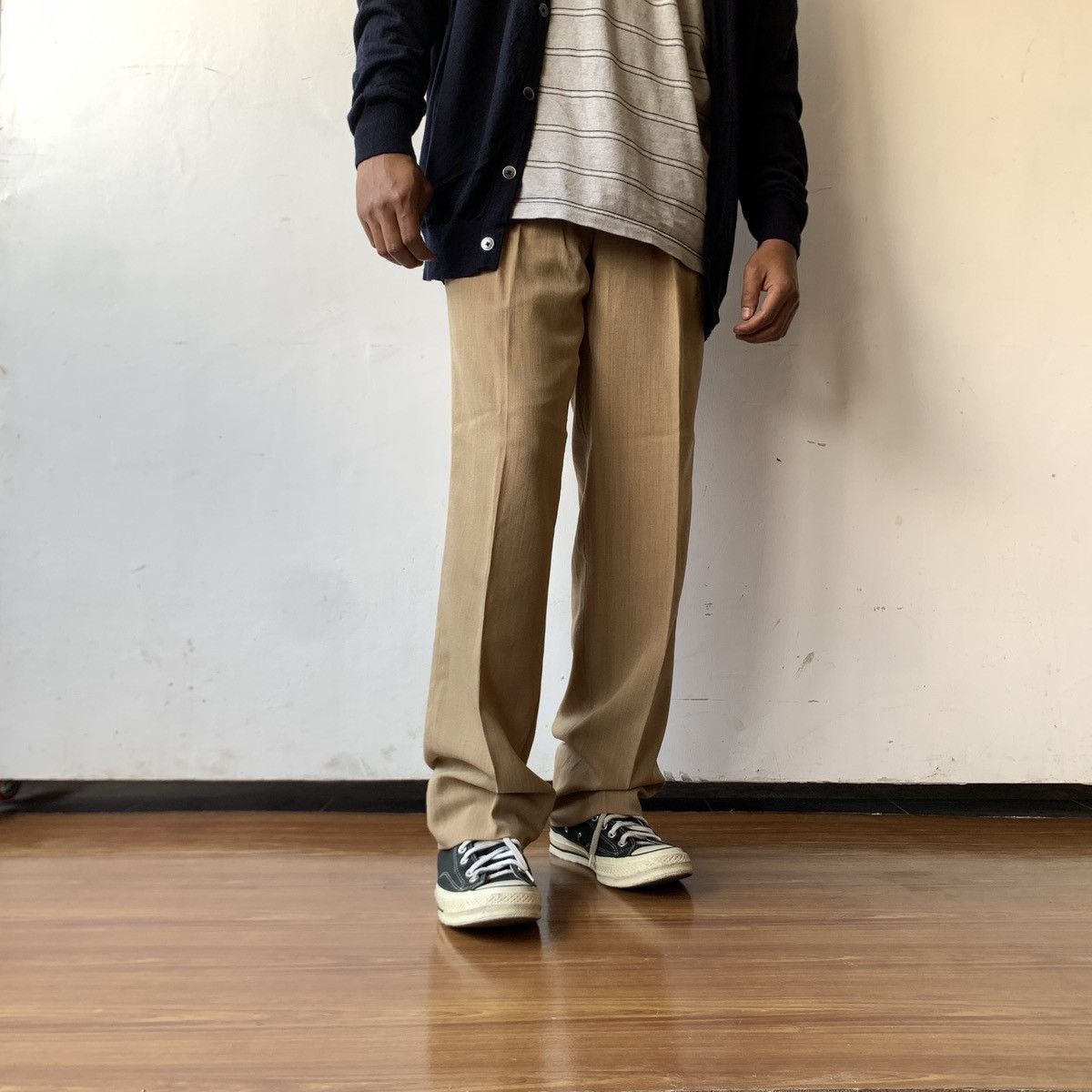 Vintage Jun men japanese smart trousera