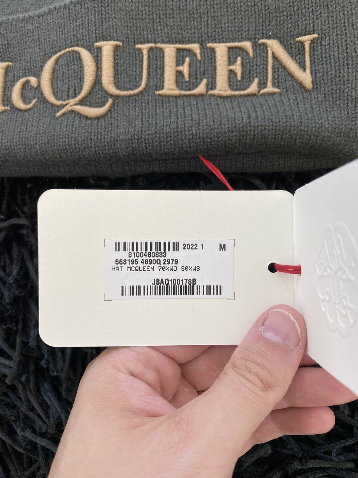 Alexander McQueen Alexander McQueen Beanie Size ONE SIZE - 6 Thumbnail