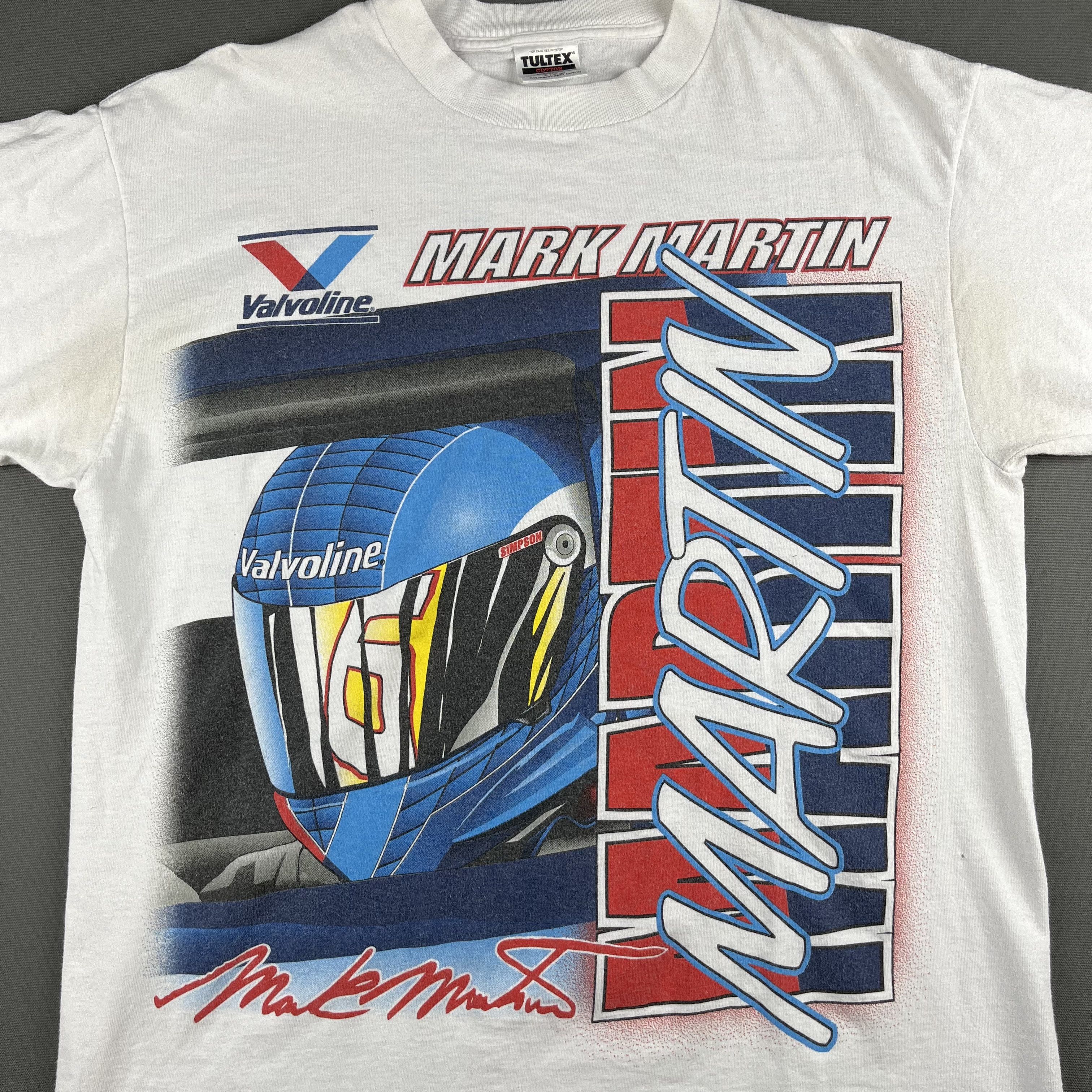 Vintage Mark Martin Valvoline Nascar Racing Shirt