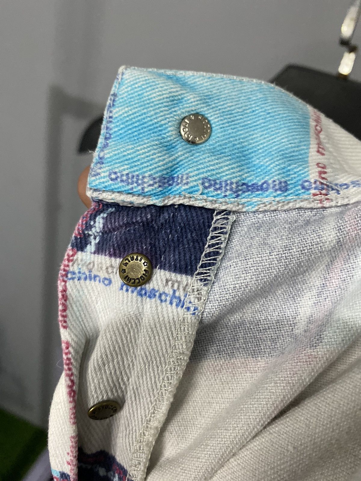 Designer × Moschino × Vintage Moschino Jeans Love & Peace 90s Pants Size US 32 / EU 48 - 11 Thumbnail